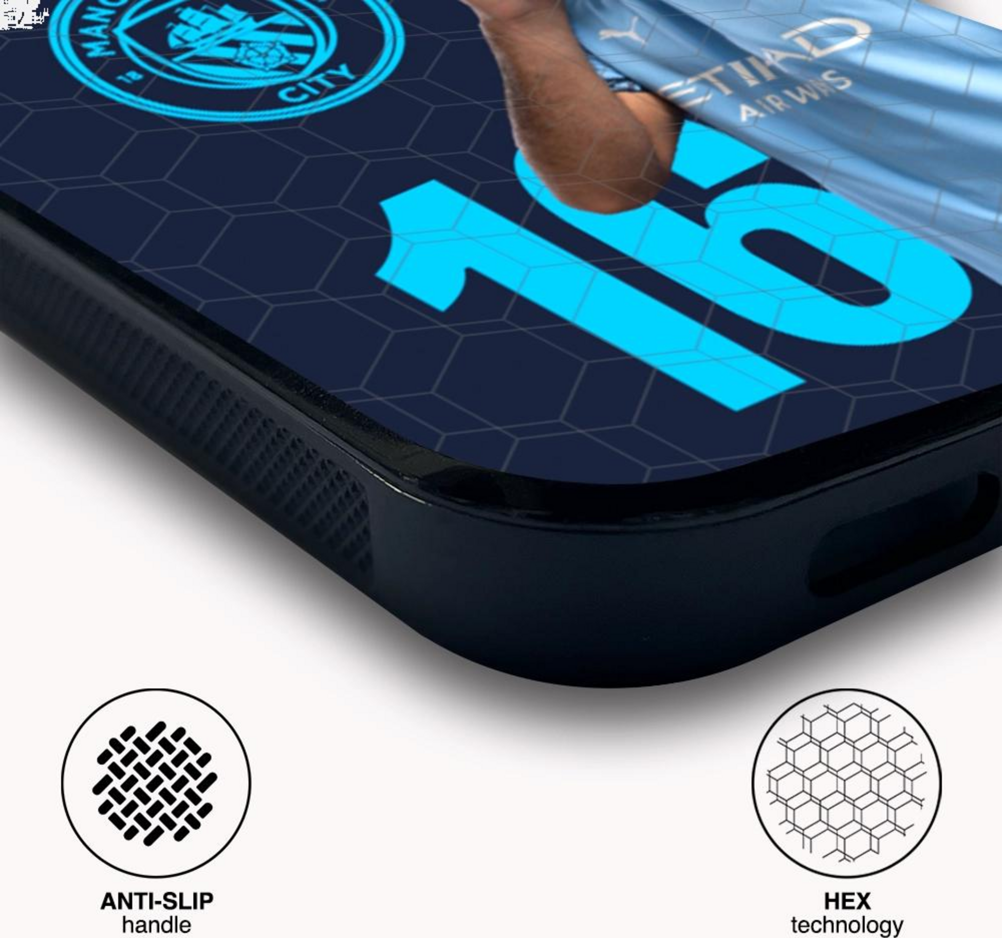 PHONECASES3D, Manchester City Official 3d Phone Case &ndash; Rodri + Num