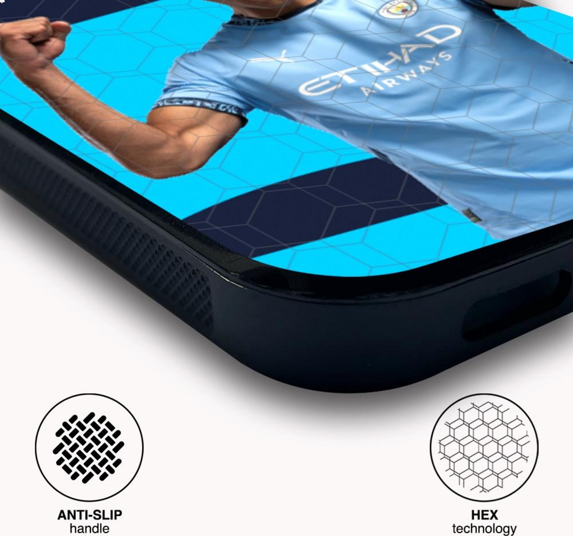 PHONECASES3D, Manchester City Official 3d Phone Case &ndash; Rodri Background Ship