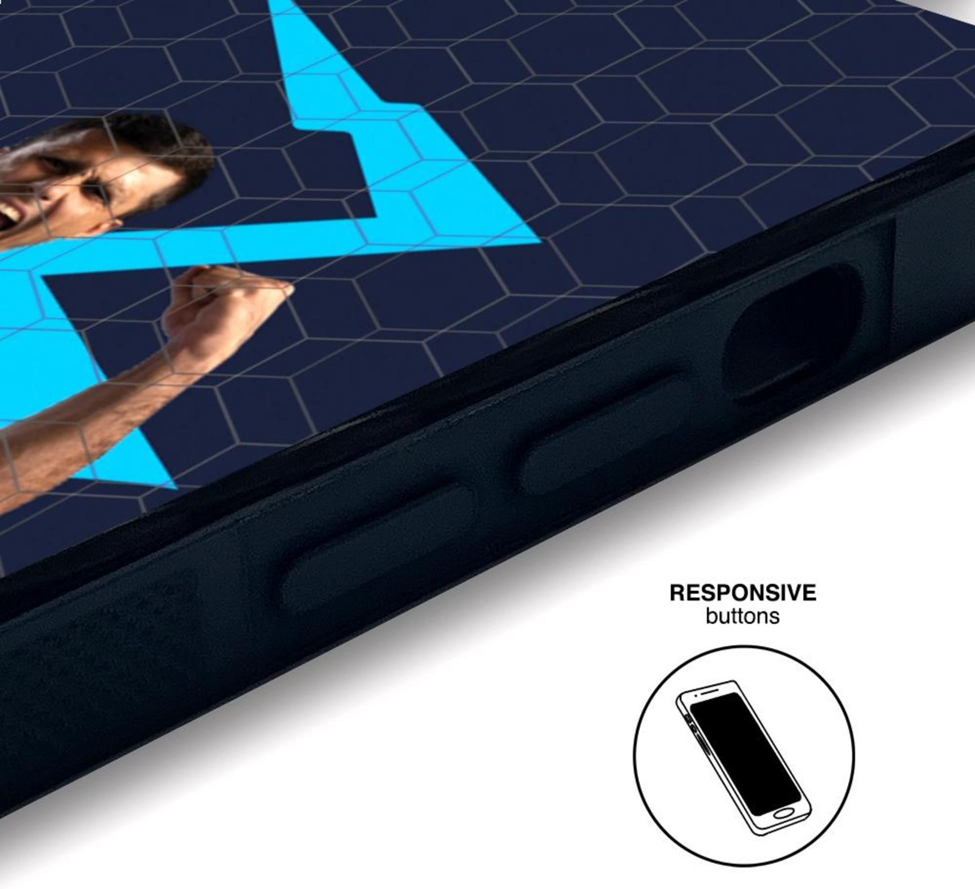 PHONECASES3D, Manchester City Official 3d Phone Case &ndash; Rodri Background Ship