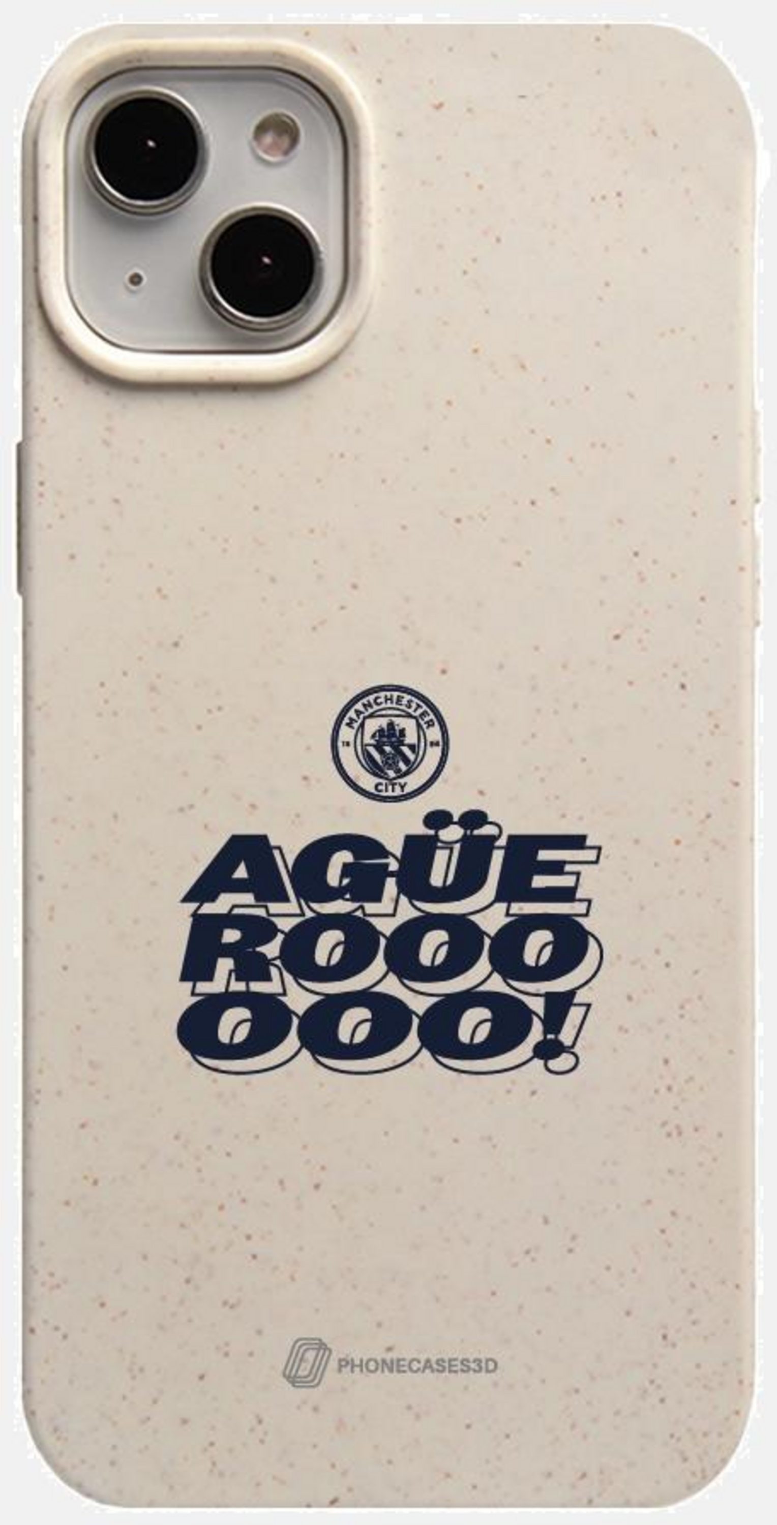 PHONECASES3D, Manchester City Official Compostable Phone Case &ndash; Ag&uuml;erooo!