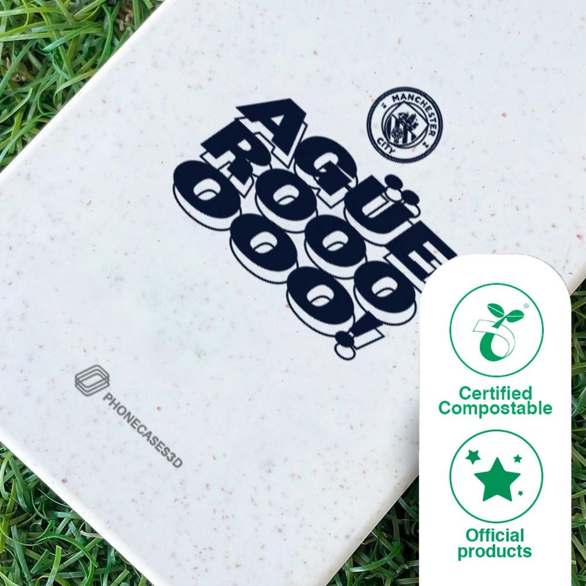 PHONECASES3D, Manchester City Official Compostable Phone Case &ndash; Ag&uuml;erooo!