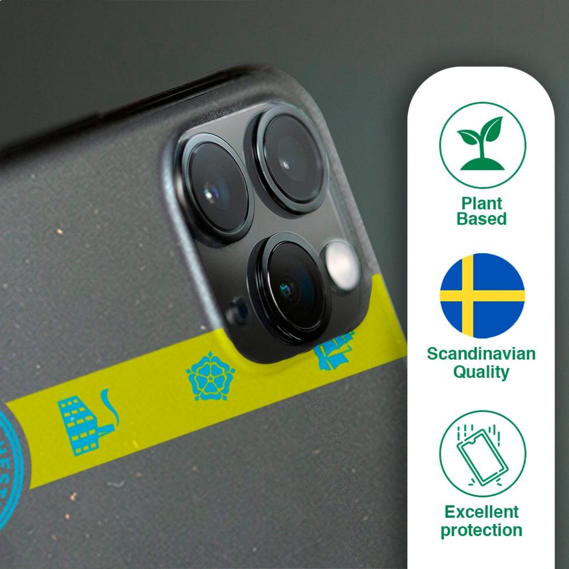 PHONECASES3D, Manchester City Official Compostable Phone Case &ndash; City Glyphs