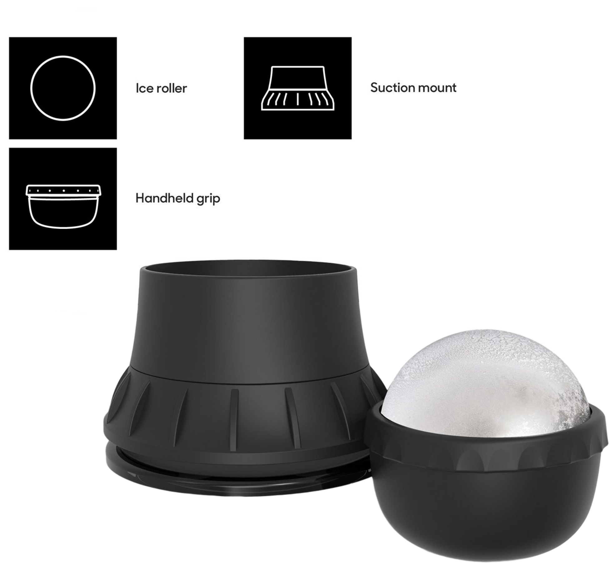 SHARPER IMAGE, Massagekula Med Kyleffekt