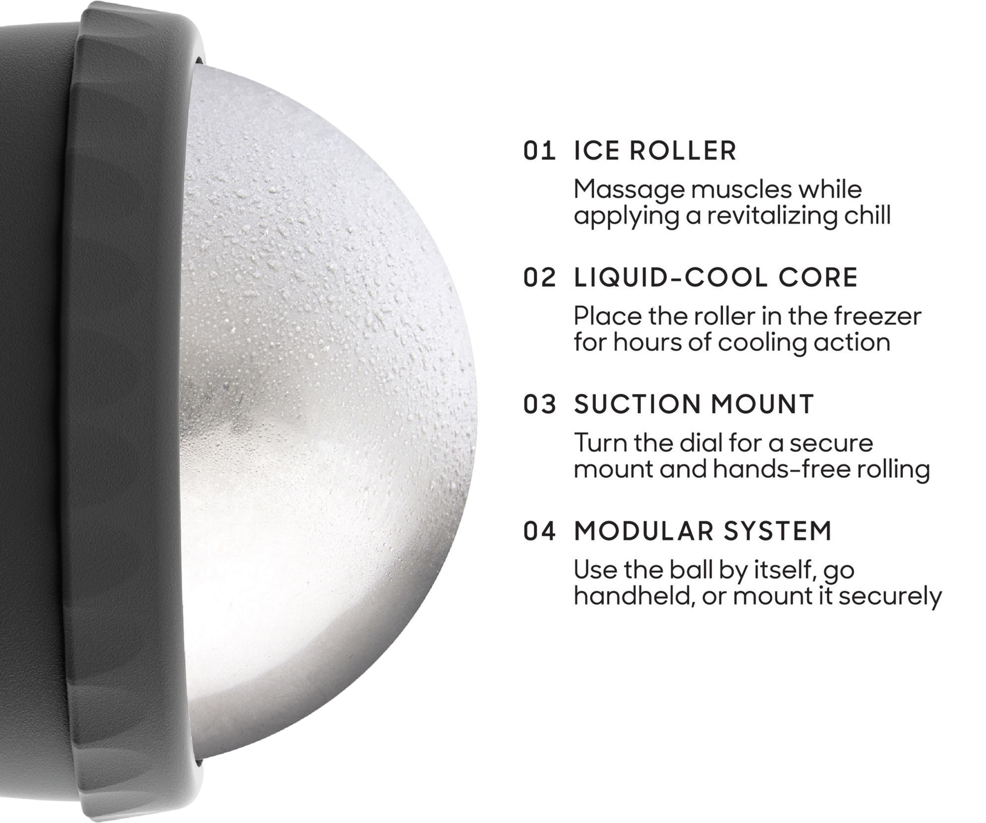 SHARPER IMAGE, Massagekula Med Kyleffekt