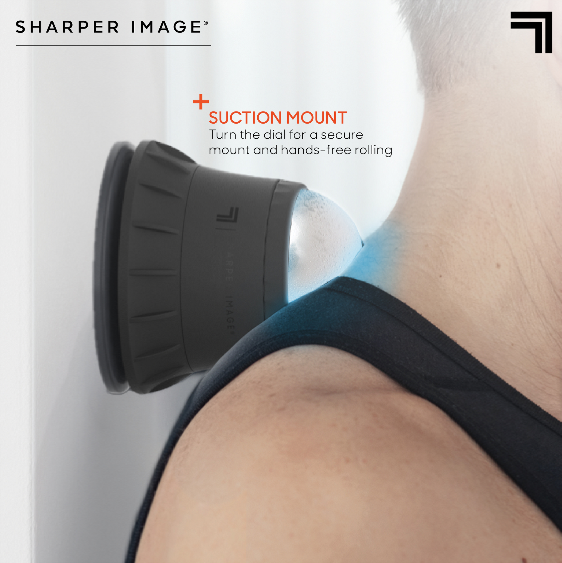 SHARPER IMAGE, Massagekula Med Kyleffekt