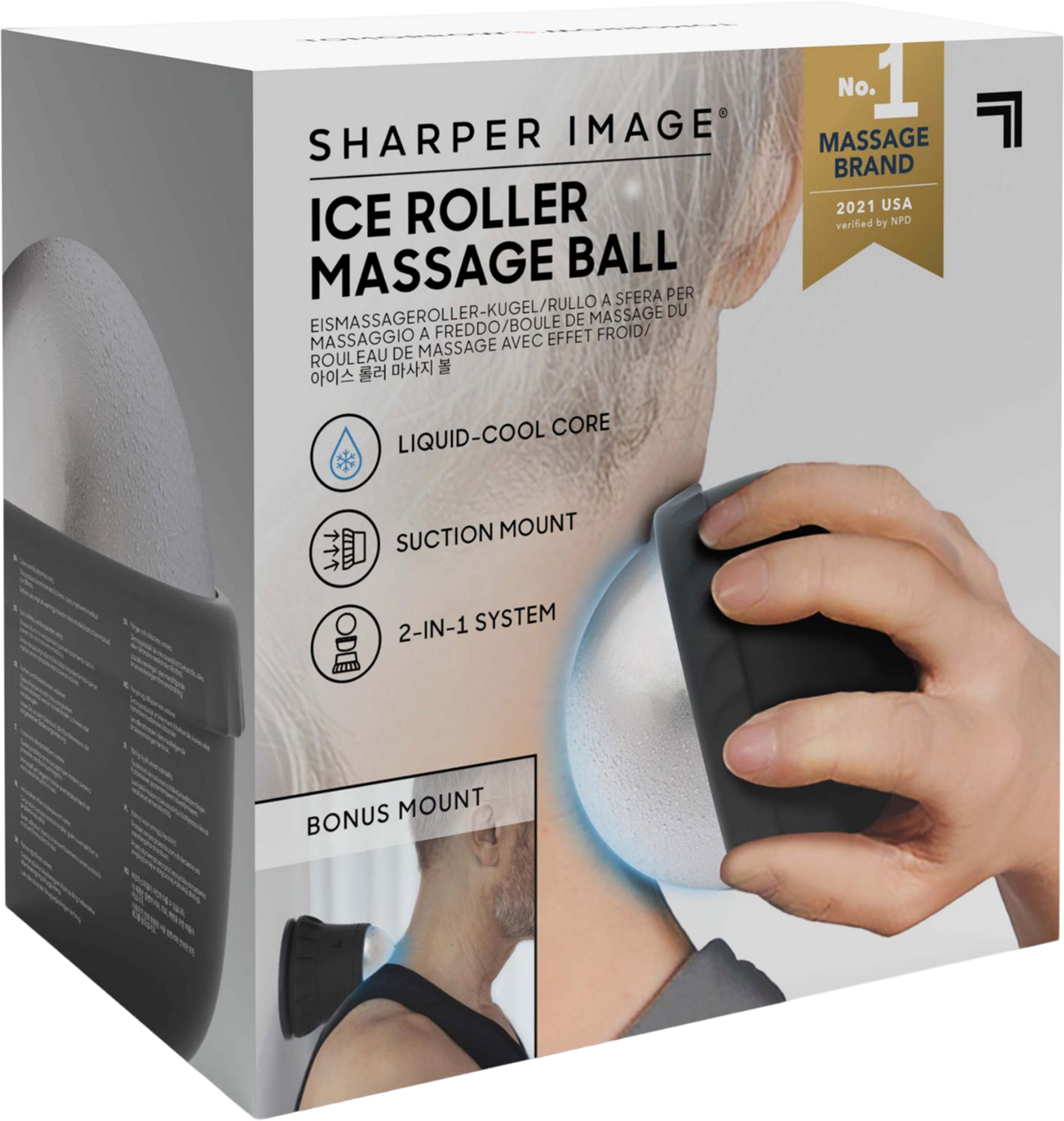 SHARPER IMAGE, Massagekula Med Kyleffekt