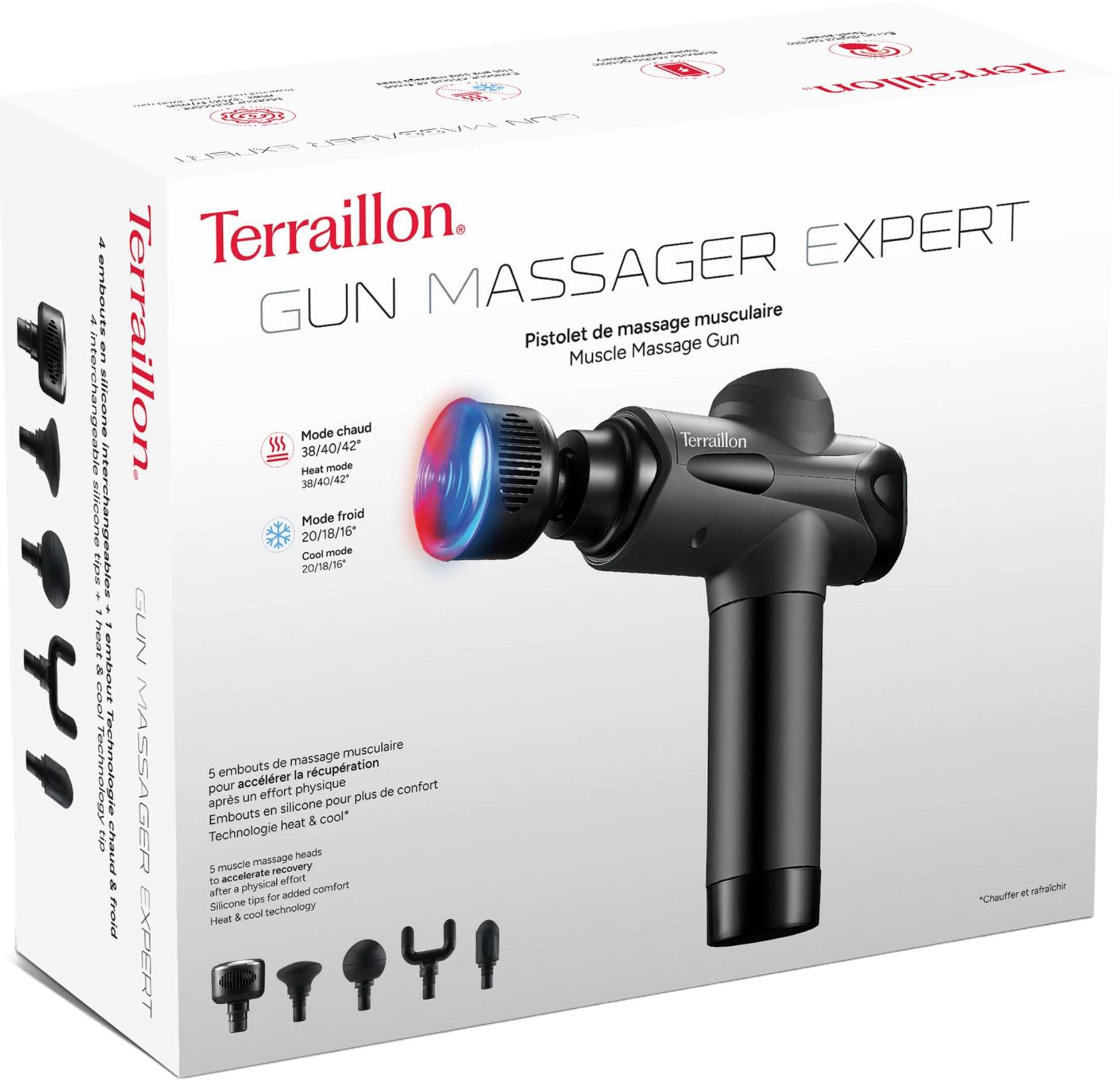 TERRAILLON, Massagepistol Expert Heat&cold