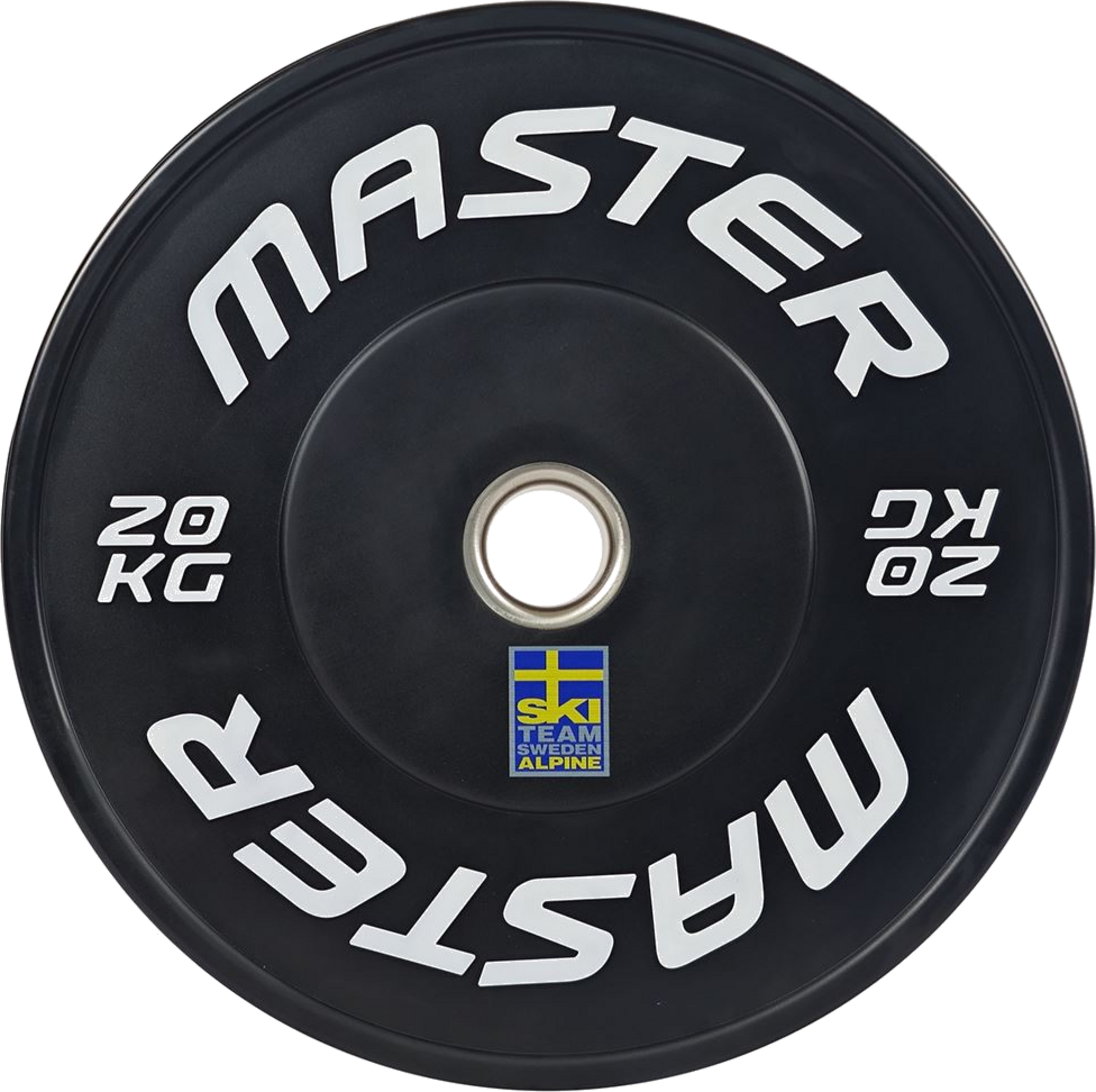 MASTER FITNESS, Master Fitness Bumper Ski Svart, Viktskivor Bumper
