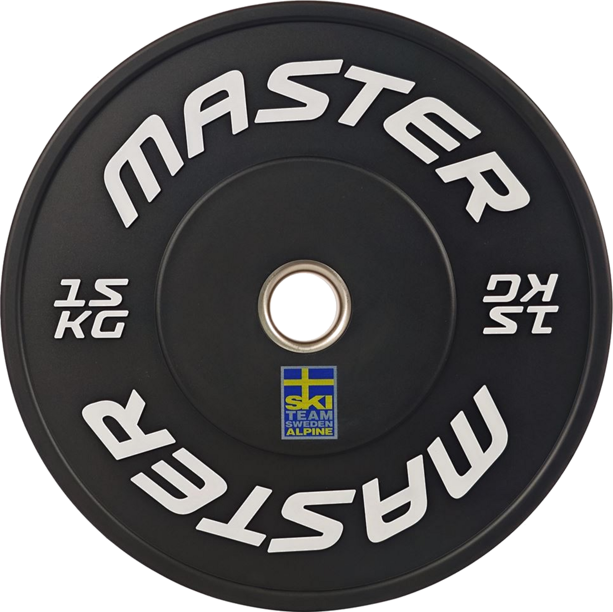 MASTER FITNESS, Master Fitness Bumper Ski Svart, Viktskivor Bumper