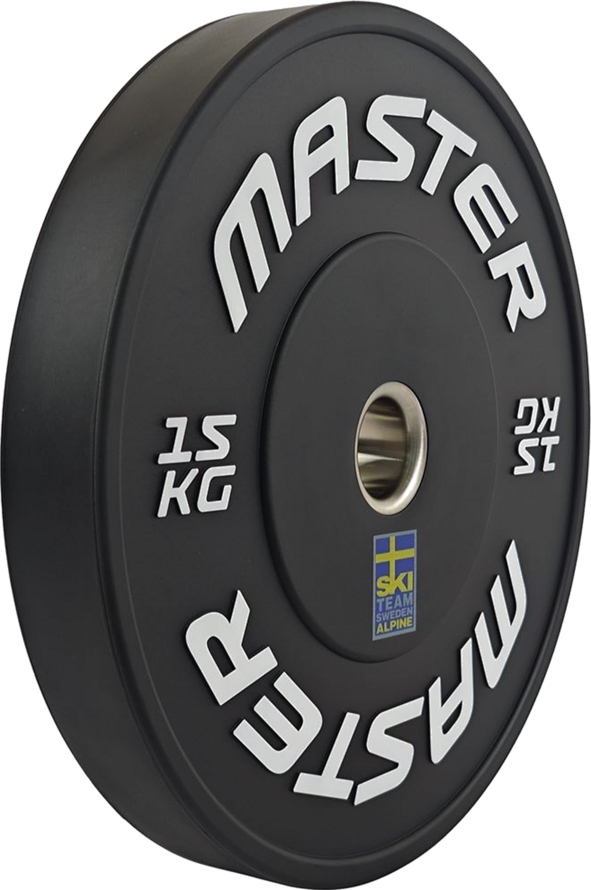 MASTER FITNESS, Master Fitness Bumper Ski Svart, Viktskivor Bumper