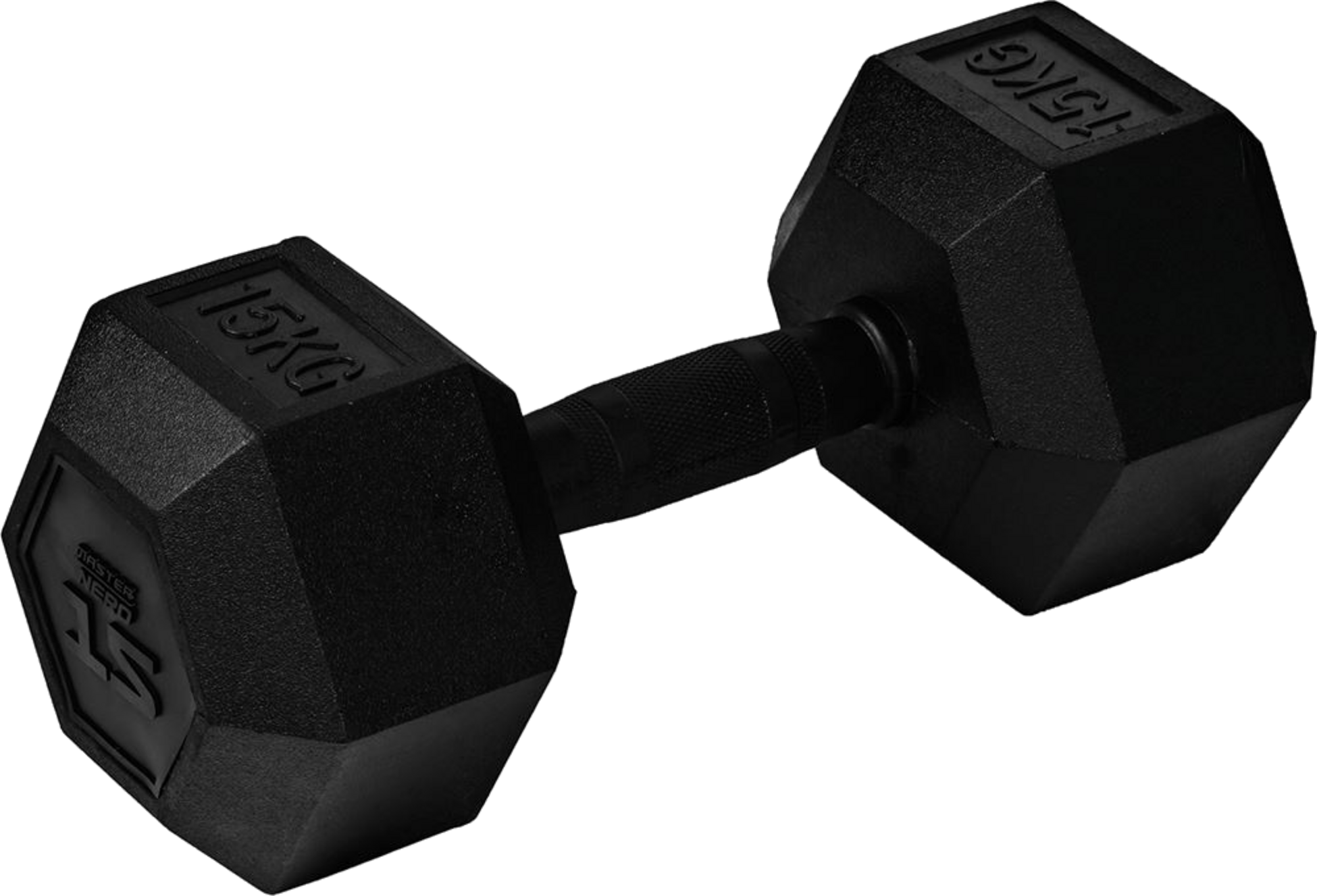 MASTER FITNESS, Master Fitness Nero Rubber Coated Hex, Hex Hantlar