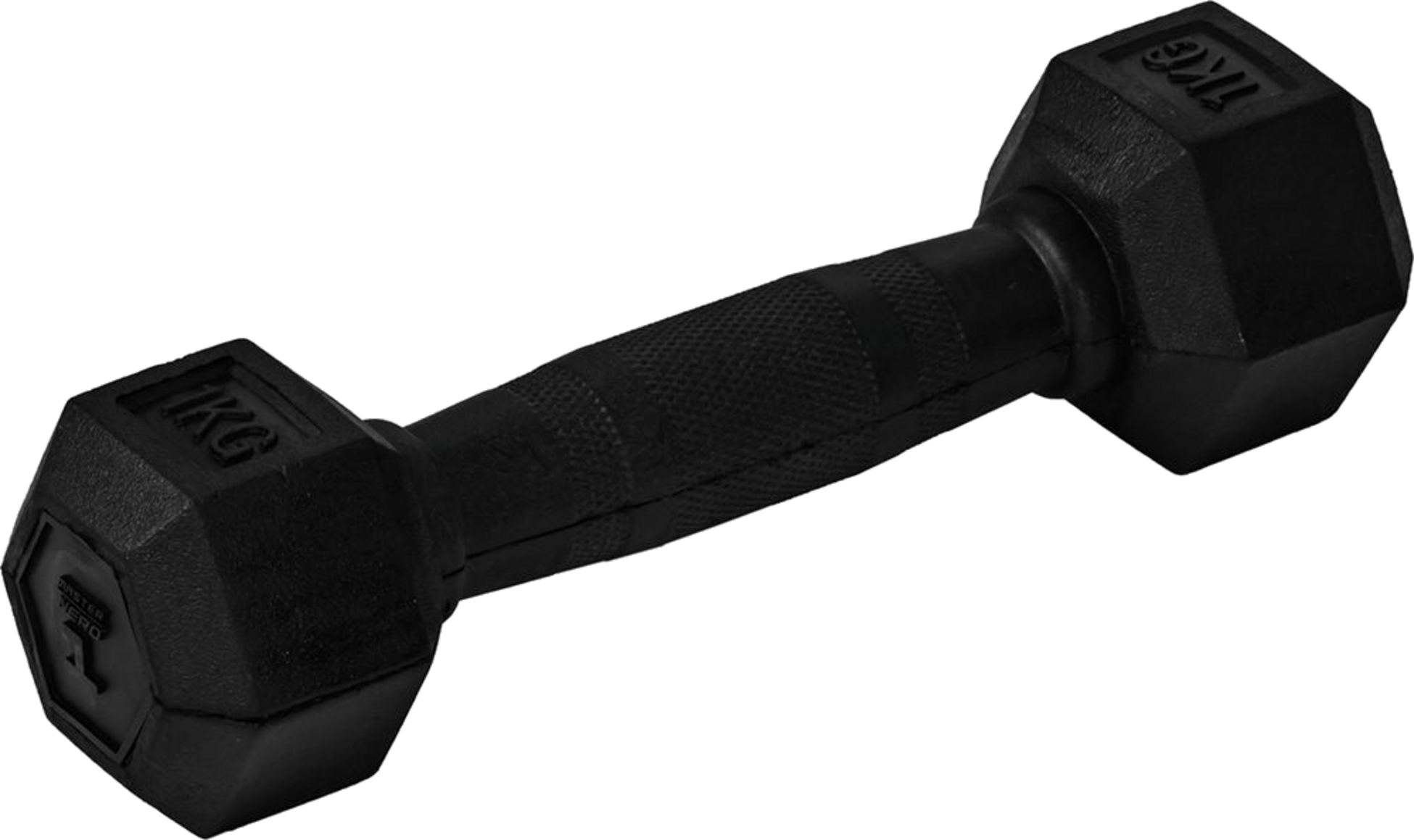 MASTER FITNESS, Master Fitness Nero Rubber Coated Hex, Hex Hantlar