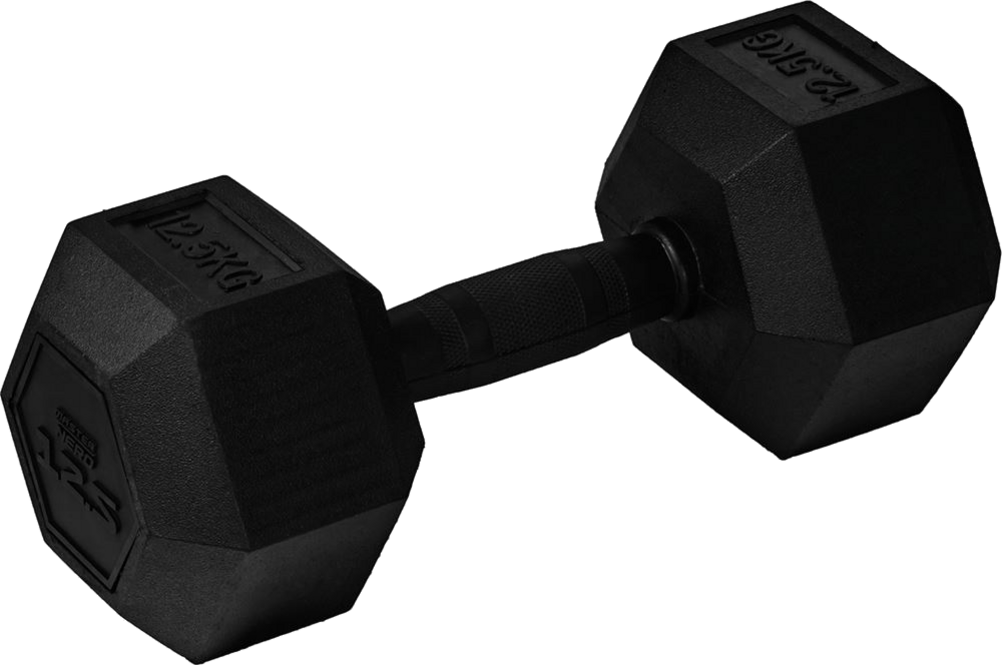 MASTER FITNESS, Master Fitness Nero Rubber Coated Hex, Hex Hantlar