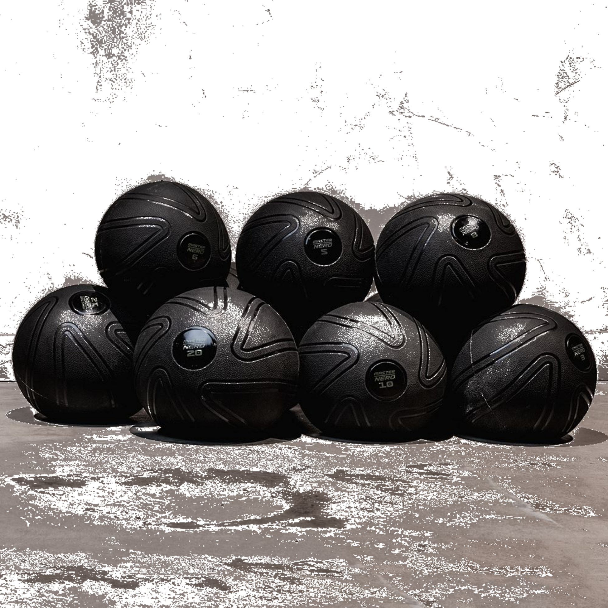 MASTER FITNESS, Master Fitness Nero Slam Ball, Slamball