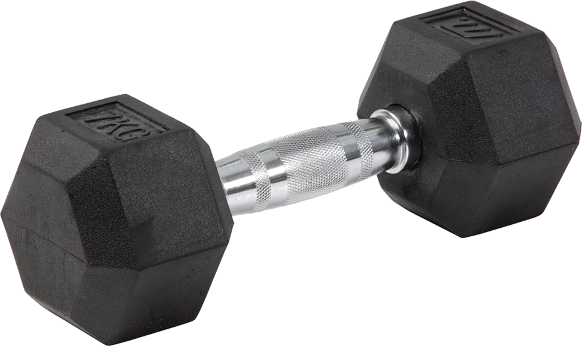 MASTER X KRAFTMARK, Master X Kraftmark Gummi/krom, Hexhantel