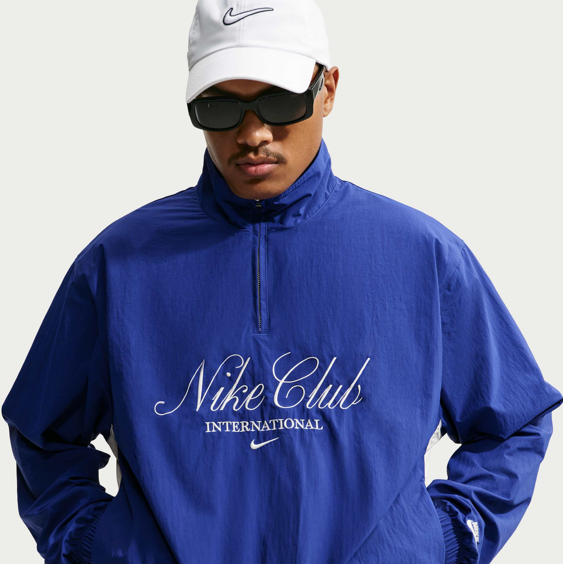 NIKE, Men's 1/2 Zip Jacket Club