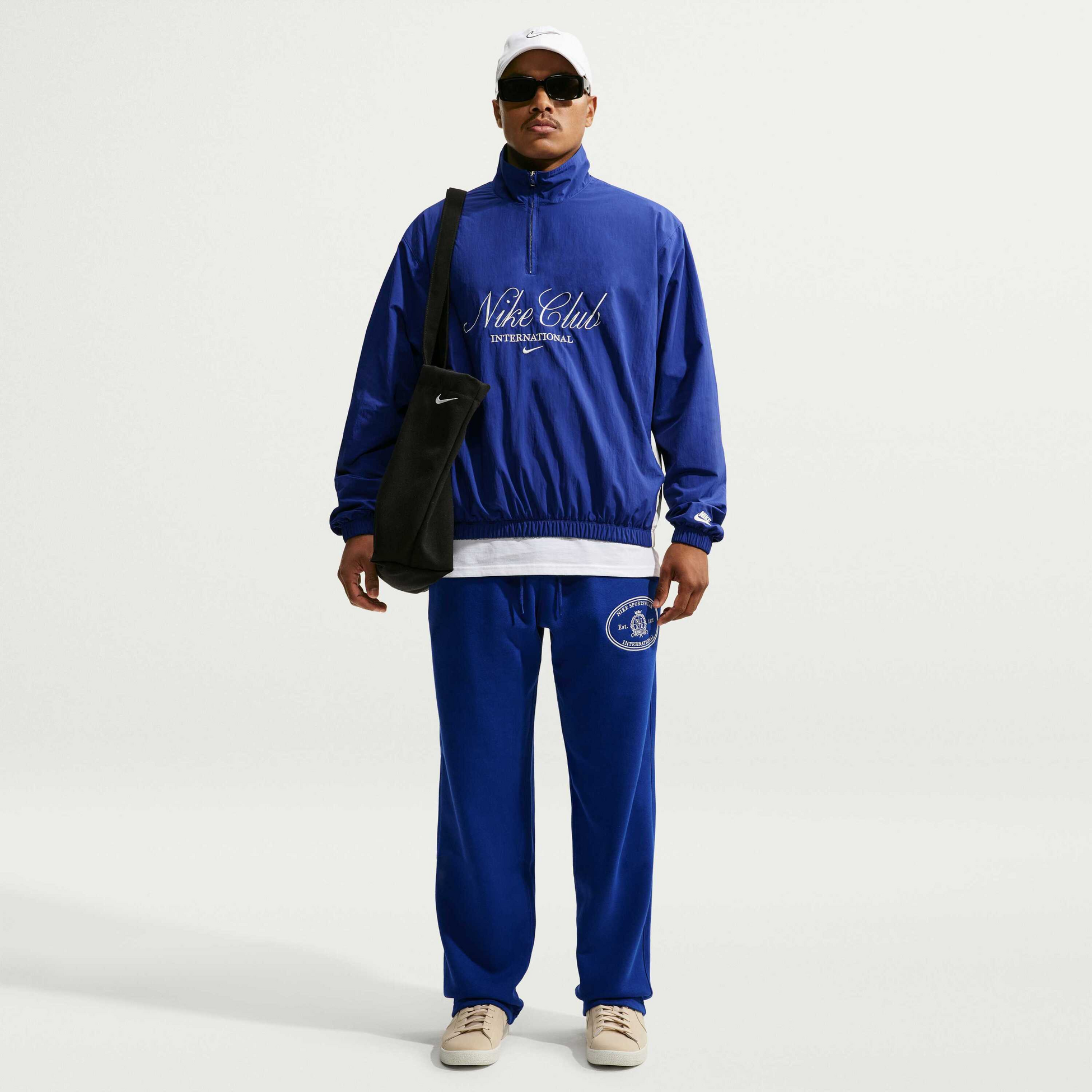 NIKE, Men's 1/2 Zip Jacket Club