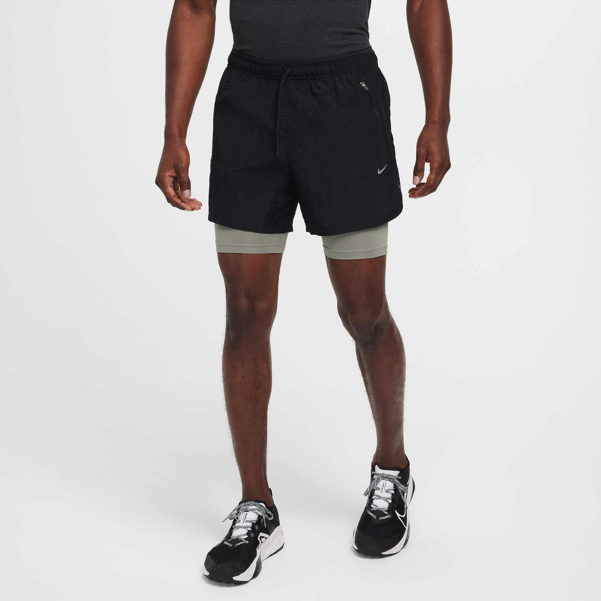 NIKE, Men's 13cm (approx.) Dri-fit Water-repellent 2-in-1 Running Shorts Stride Running Division