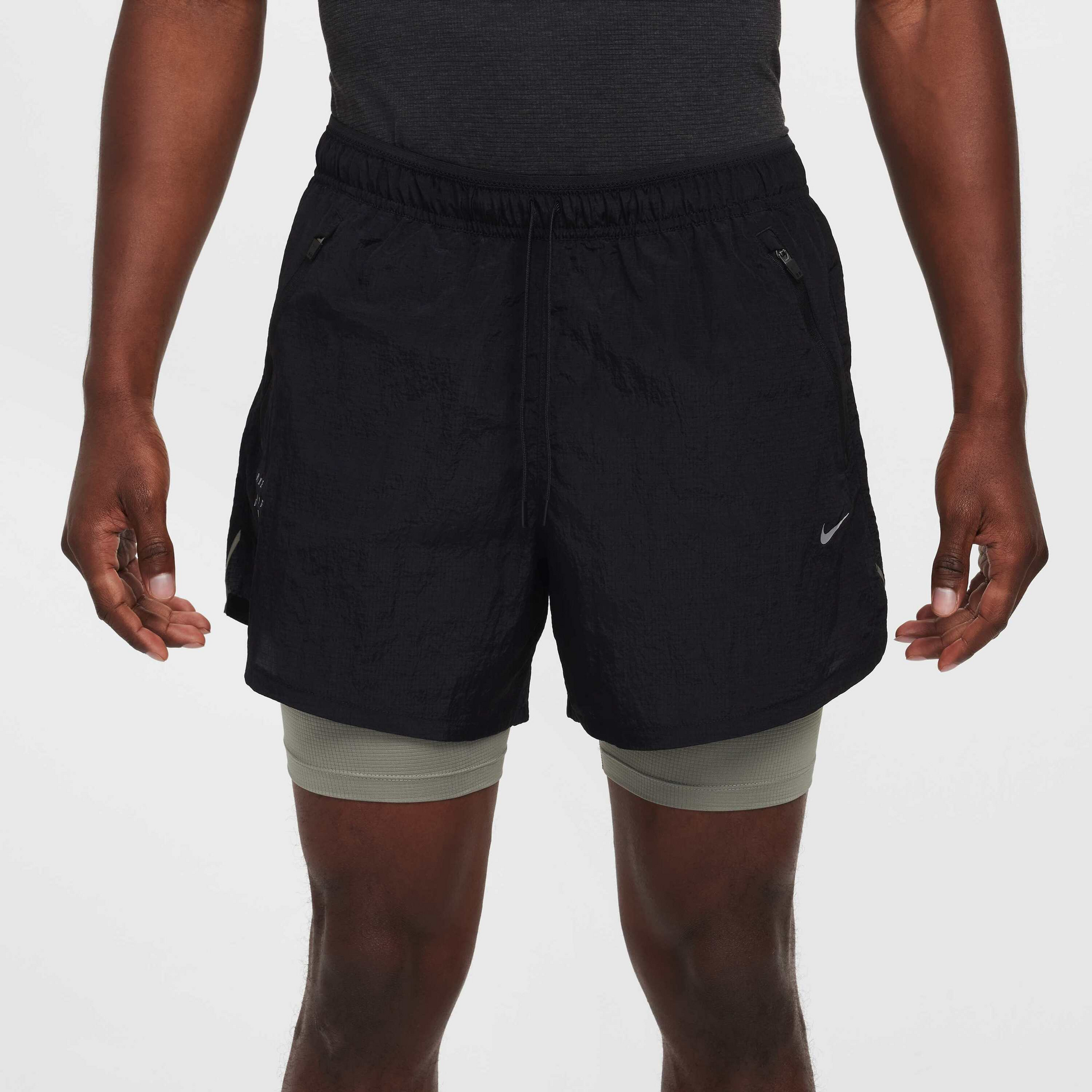 NIKE, Men's 13cm (approx.) Dri-fit Water-repellent 2-in-1 Running Shorts Stride Running Division