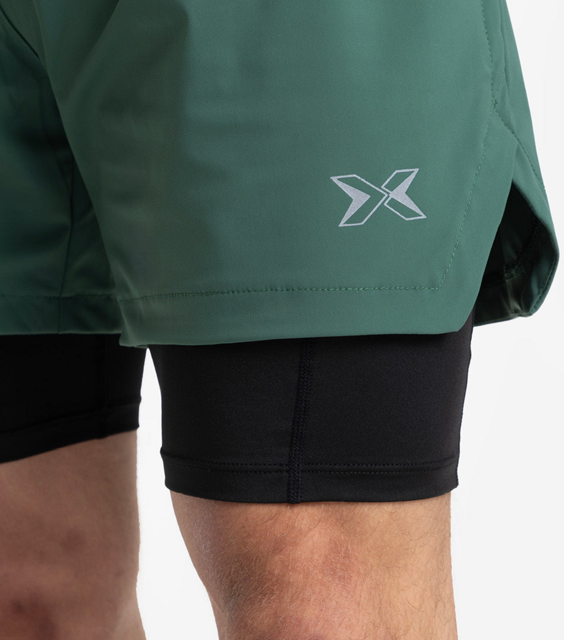 PICSIL SPORT, Men's 2-in-1 Compression Mesh Shorts Premium