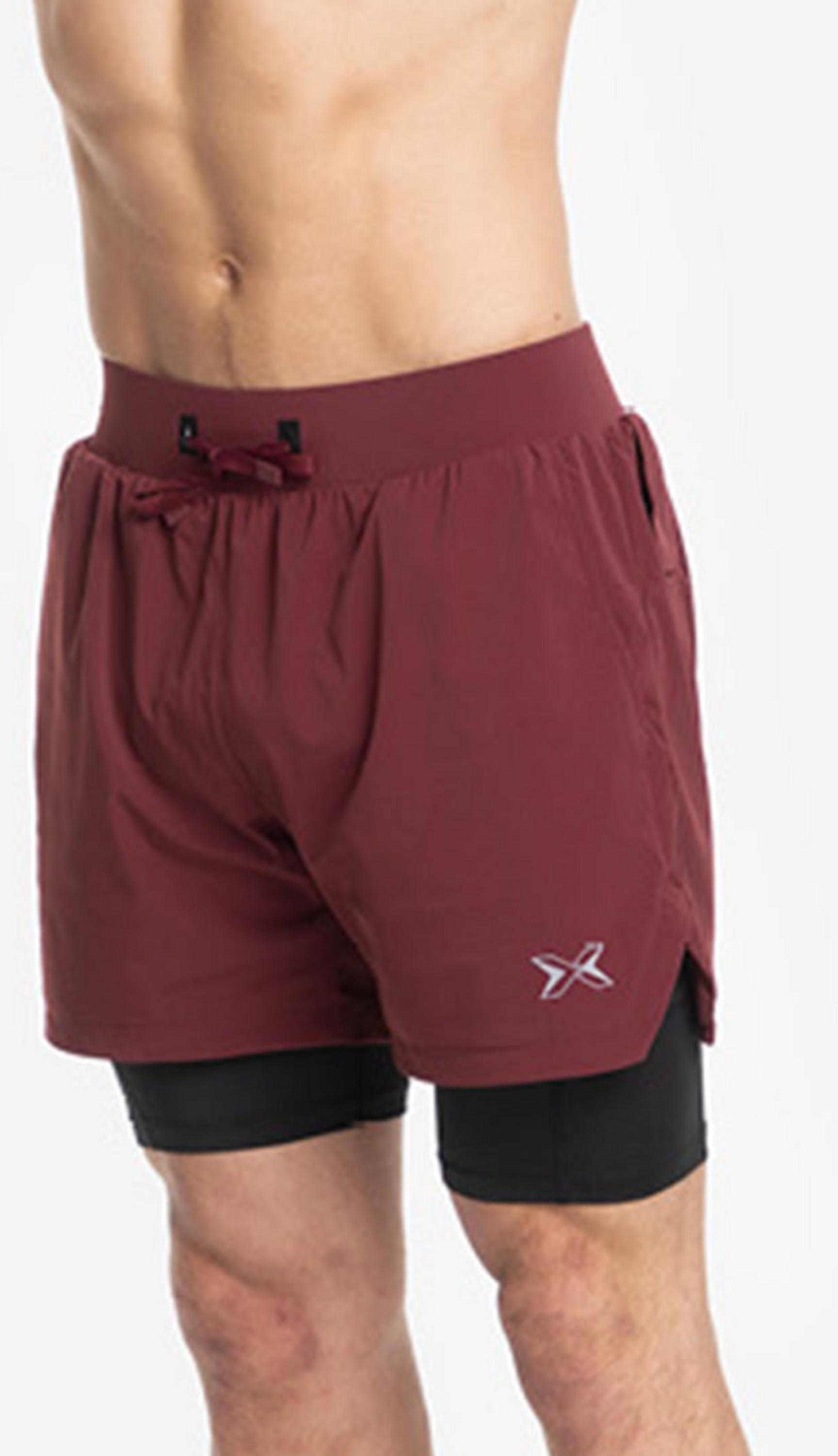 PICSIL SPORT, Men's 2-in-1 Compression Mesh Shorts Premium