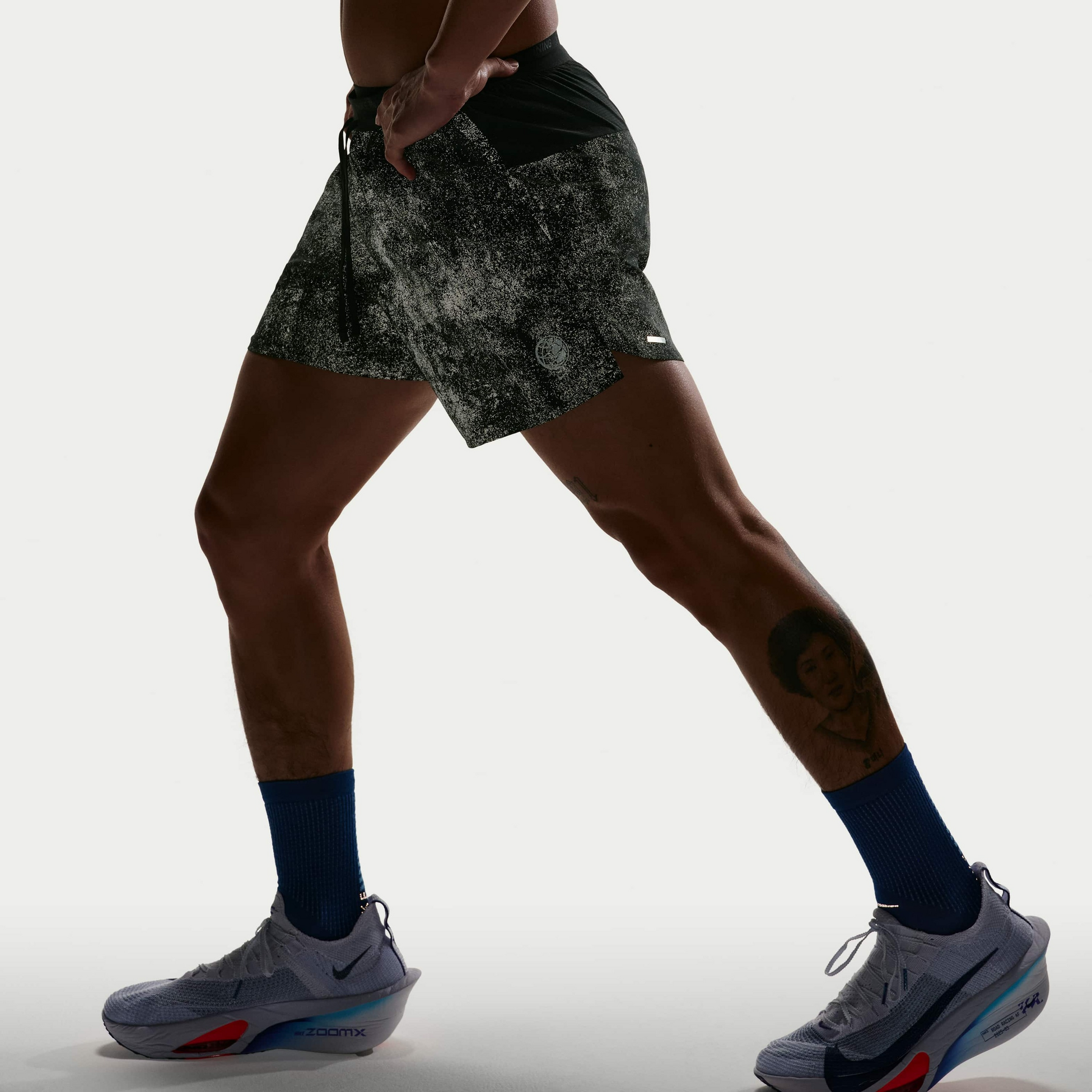 NIKE, Men's 5 Brief-lined Running Shorts With Reflective Design Accents" Stride