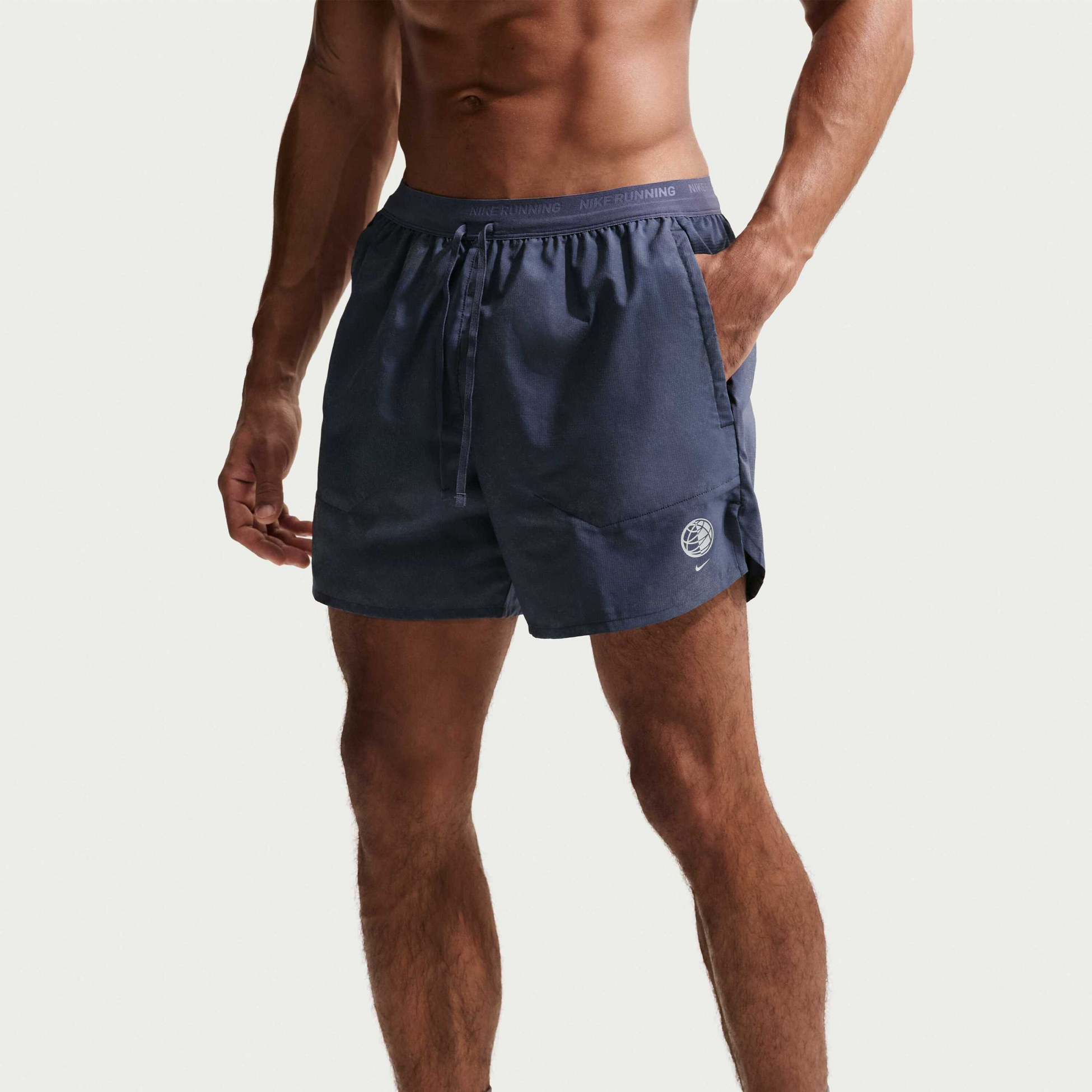 NIKE, Men's 5 Brief-lined Running Shorts With Reflective Design Accents" Stride