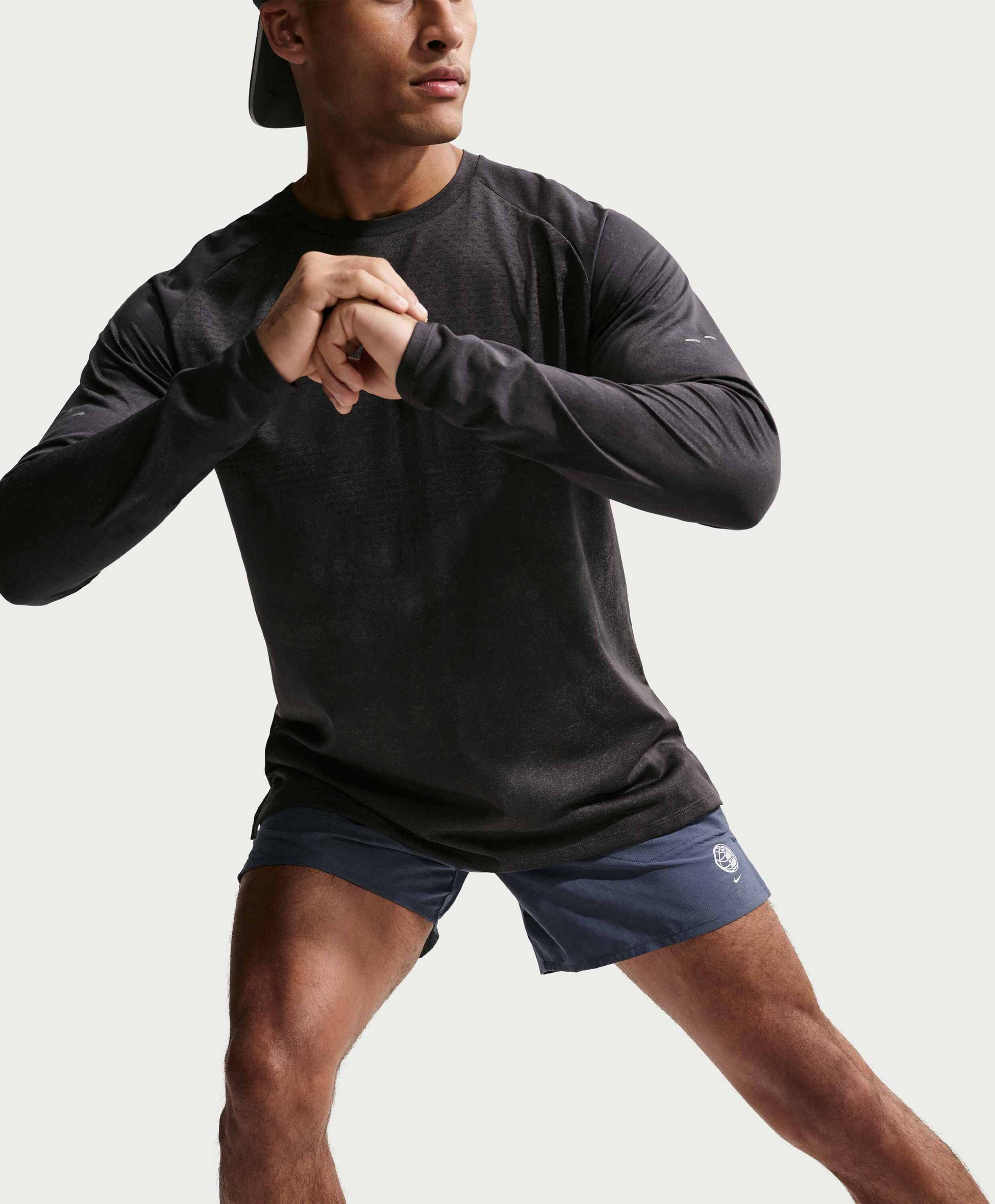 NIKE, Men's 5 Brief-lined Running Shorts With Reflective Design Accents" Stride