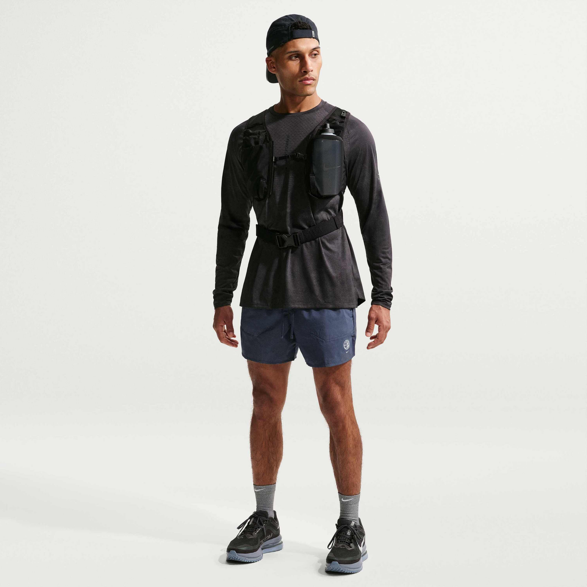 NIKE, Men's 5 Brief-lined Running Shorts With Reflective Design Accents" Stride