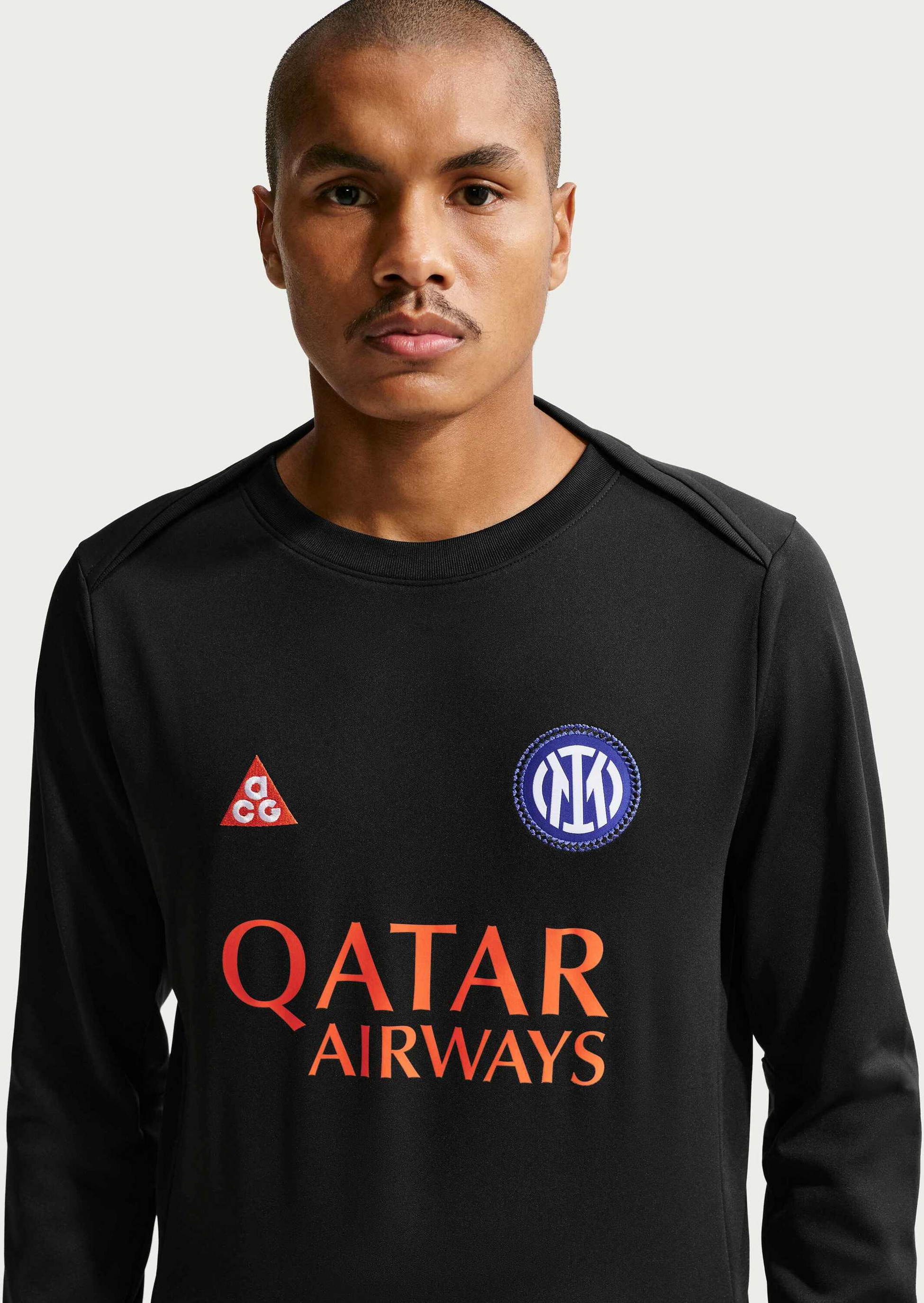 NIKE, Men's Acg Dri-fit Football Long-sleeve Pre-match Top Inter Milan Academy Pro Se