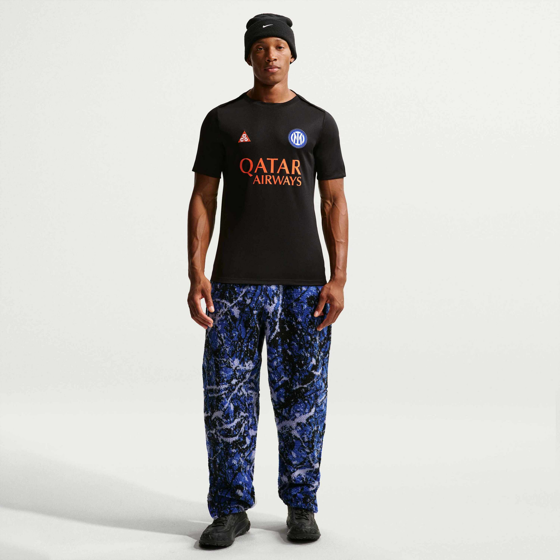 NIKE, Men's Acg Dri-fit Football Short-sleeve Pre-match Top Inter Milan Academy Pro Se