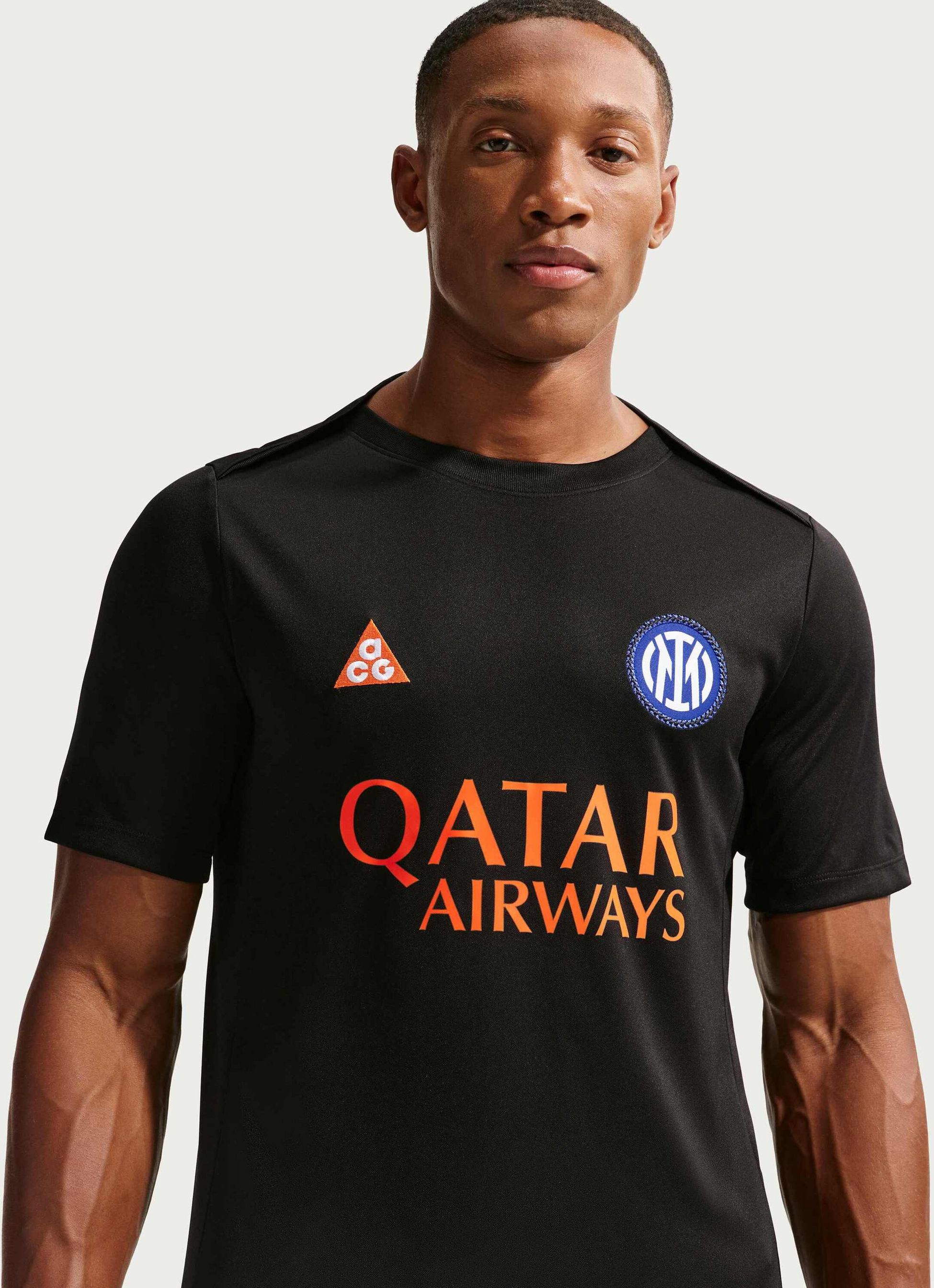NIKE, Men's Acg Dri-fit Football Short-sleeve Pre-match Top Inter Milan Academy Pro Se