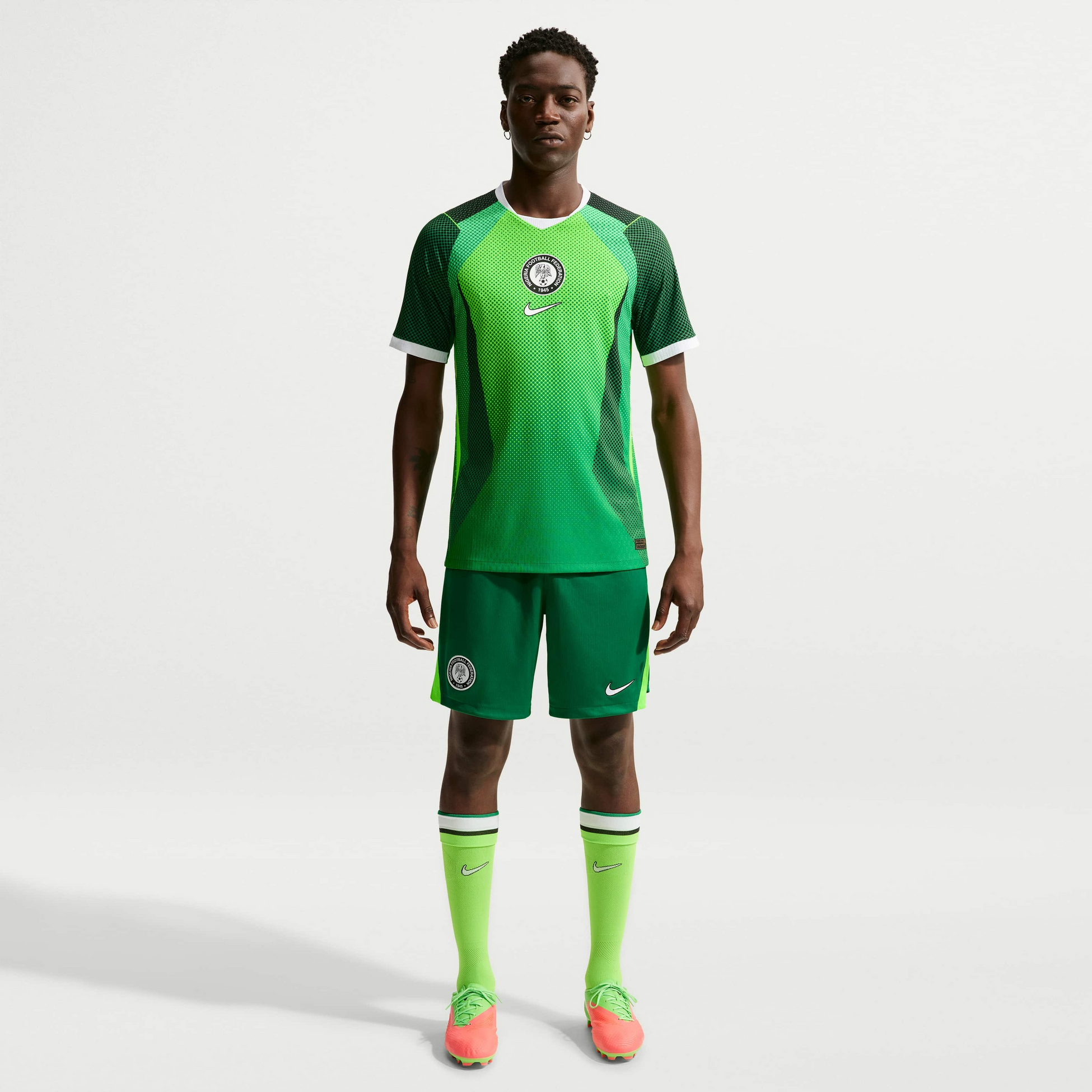 NIKE, Men's Aero-fit Football Authentic Jersey Nigeria 2026 Match Home