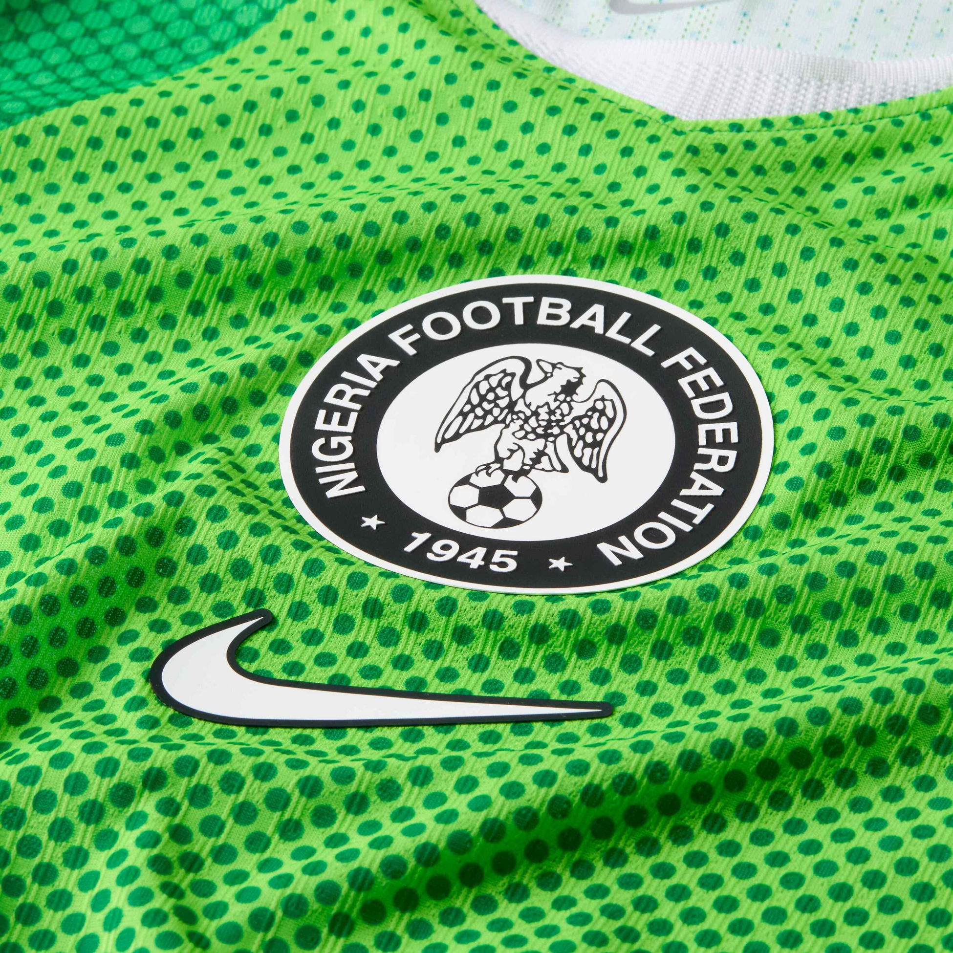 NIKE, Men's Aero-fit Football Authentic Jersey Nigeria 2026 Match Home