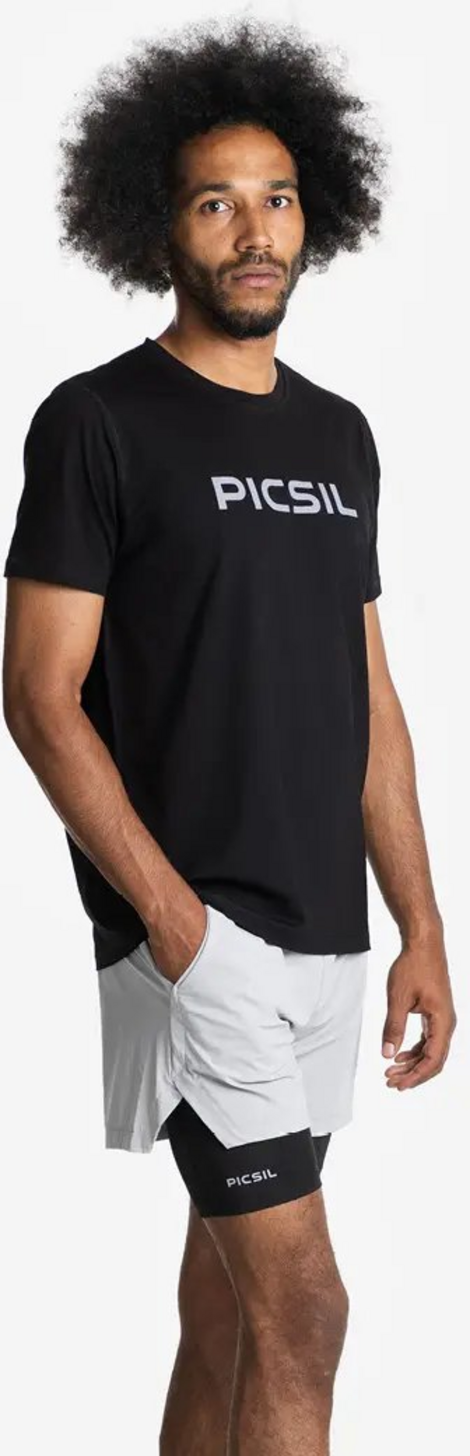 PICSIL SPORT, Men's Basic T-shirt Tee Core