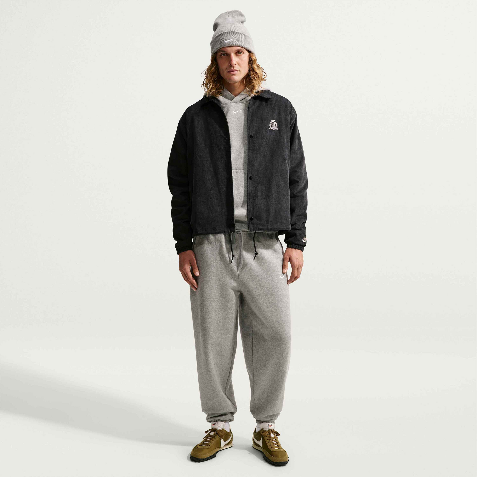 NIKE, Men's Corduroy Coaches Jacket Club