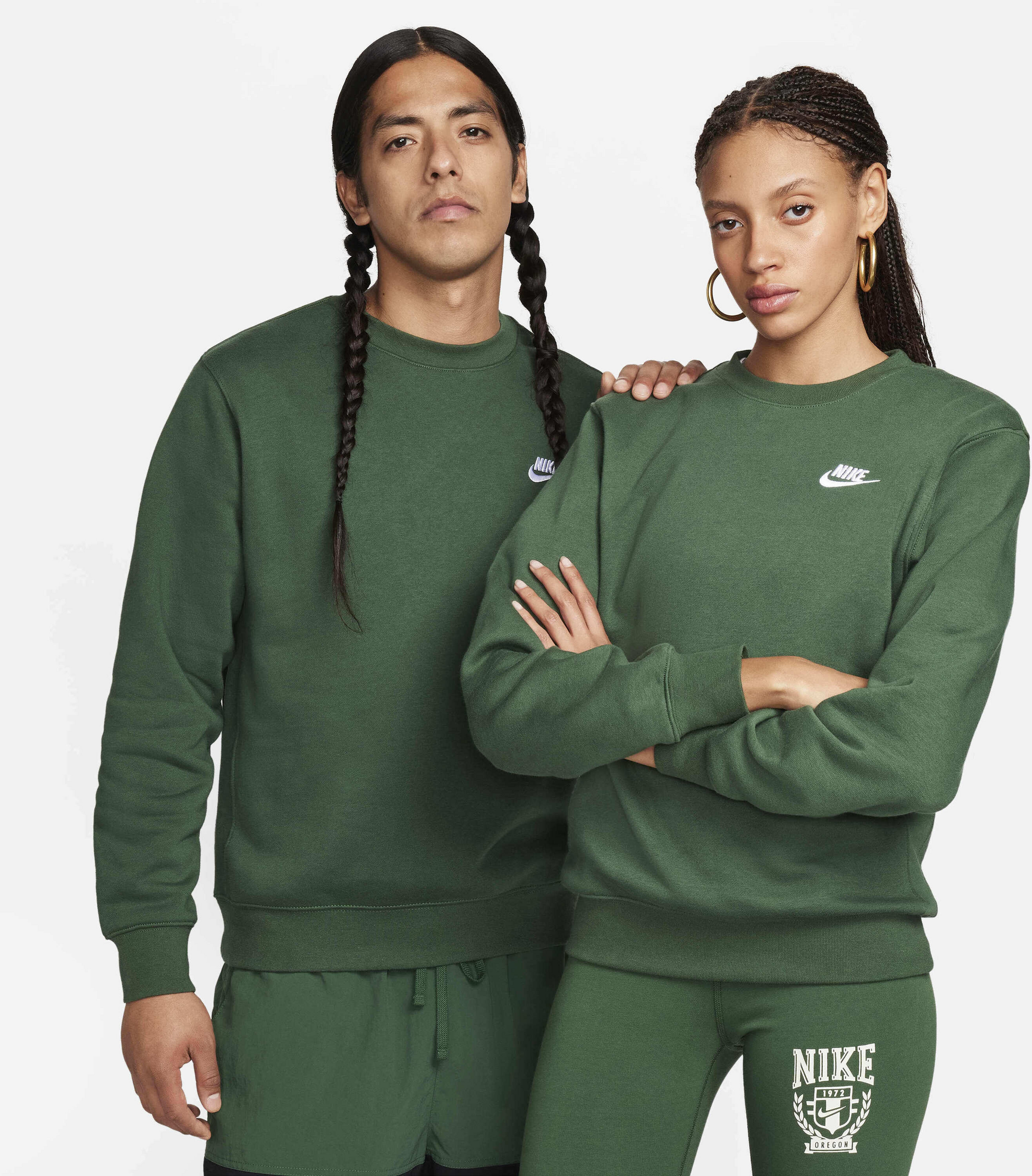 NIKE, Men's Crew Sportswear Club Fleece