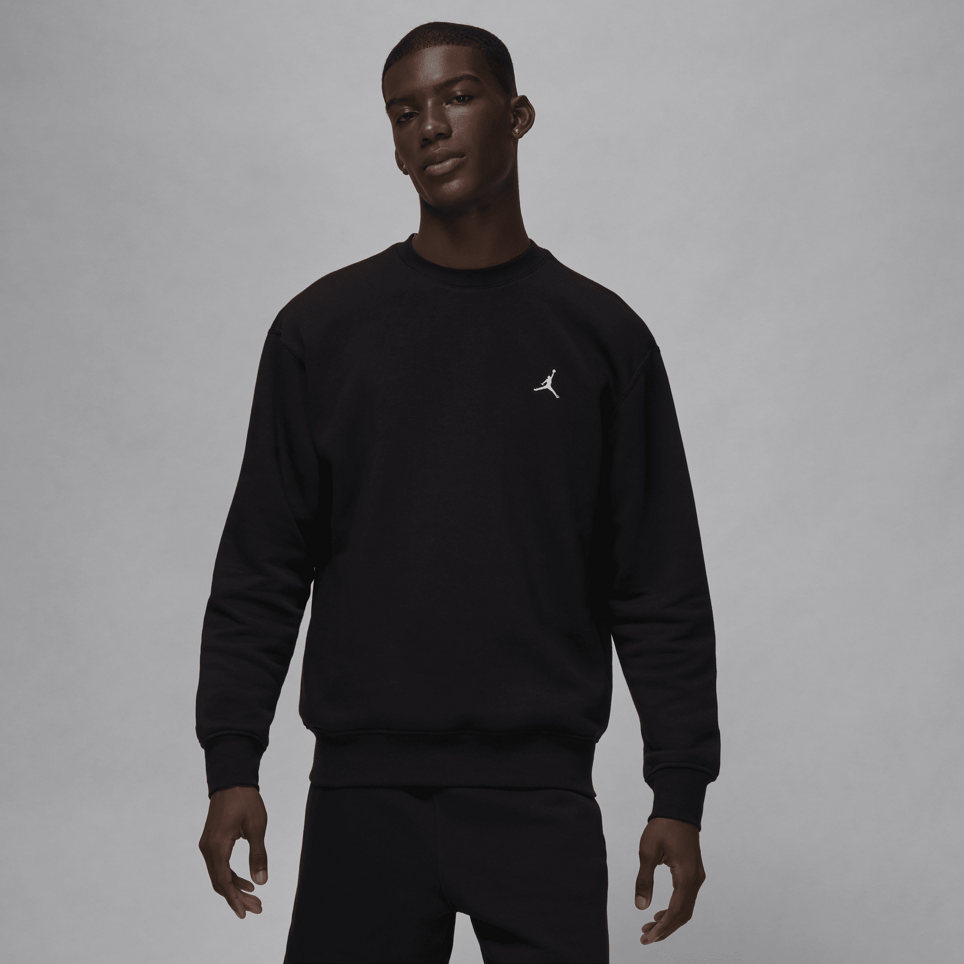 JORDAN, Men's Crew-neck Sweatshirt Jordan Brooklyn Fleece