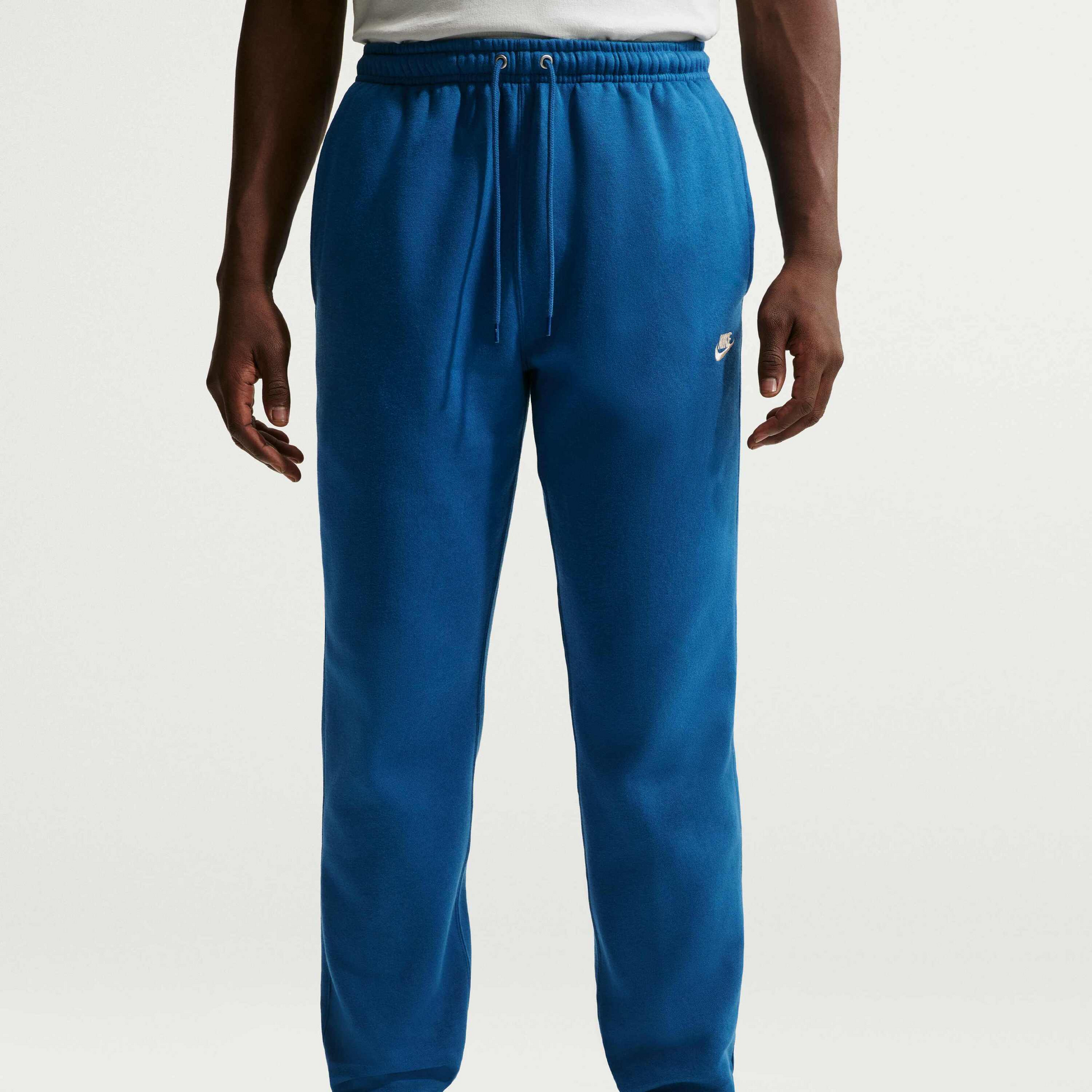 NIKE, Men's Cuffed Brushed Fleece Trousers Club