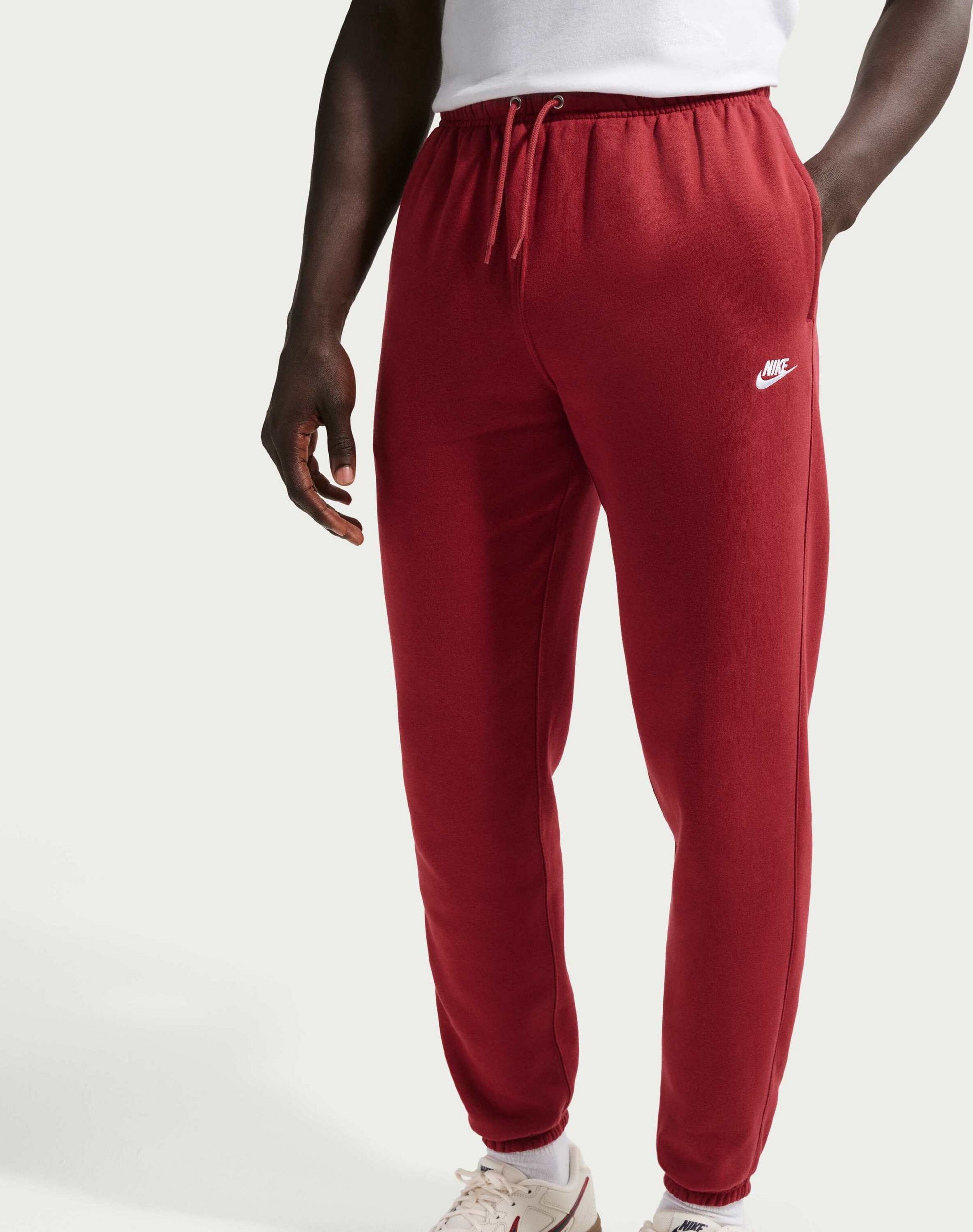 NIKE, Men's Cuffed Brushed Fleece Trousers Club