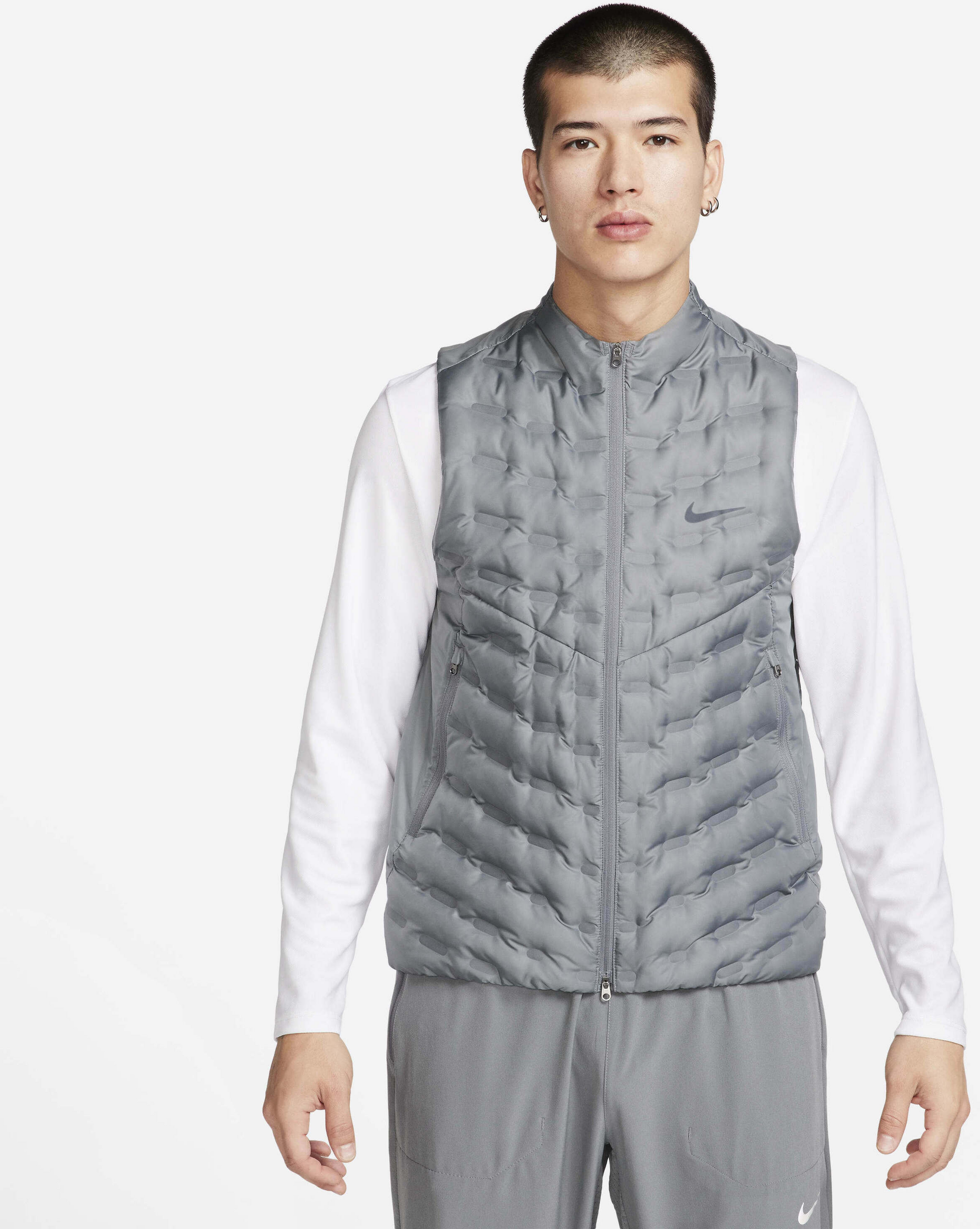 NIKE, Men's Down Running Gilet Therma-fit Adv Repel Aeroloft