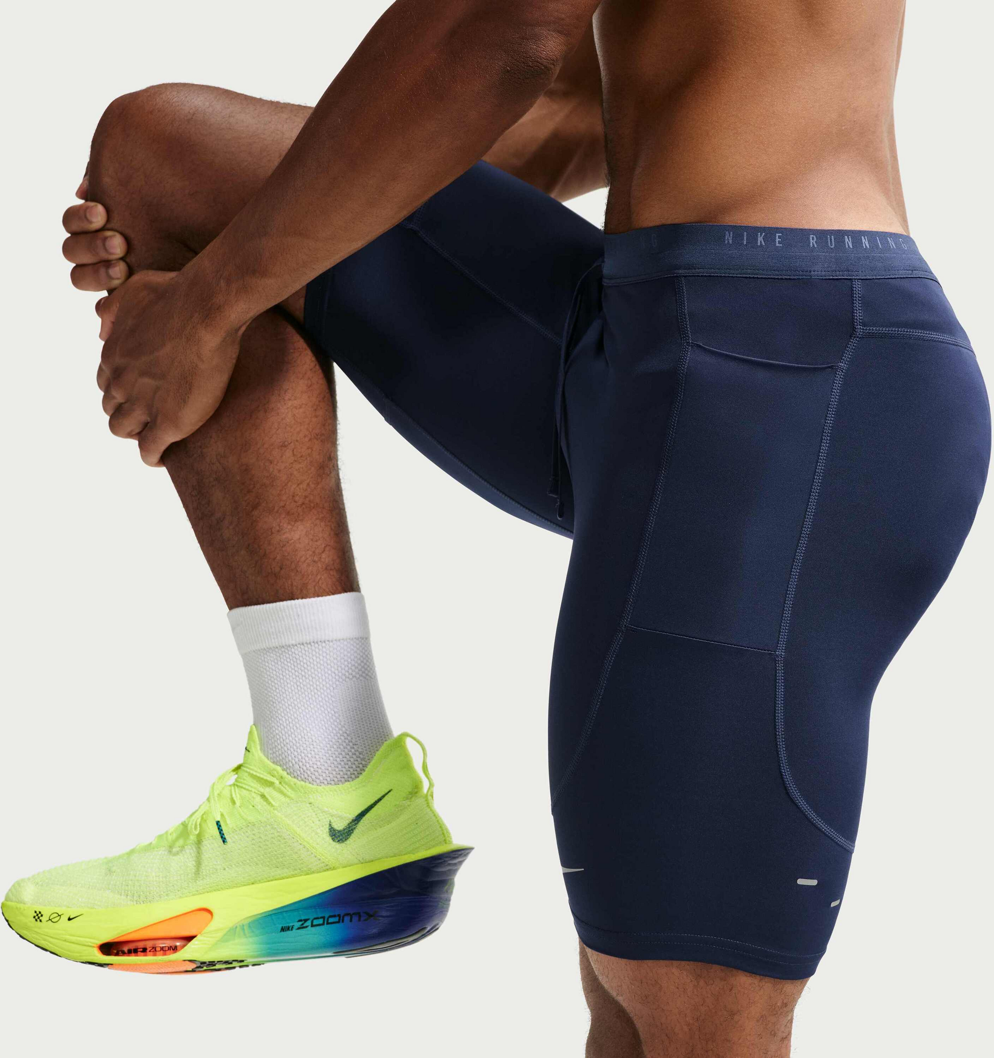 NIKE, Men's Dri-fit 1/2-length Running Tights Stride