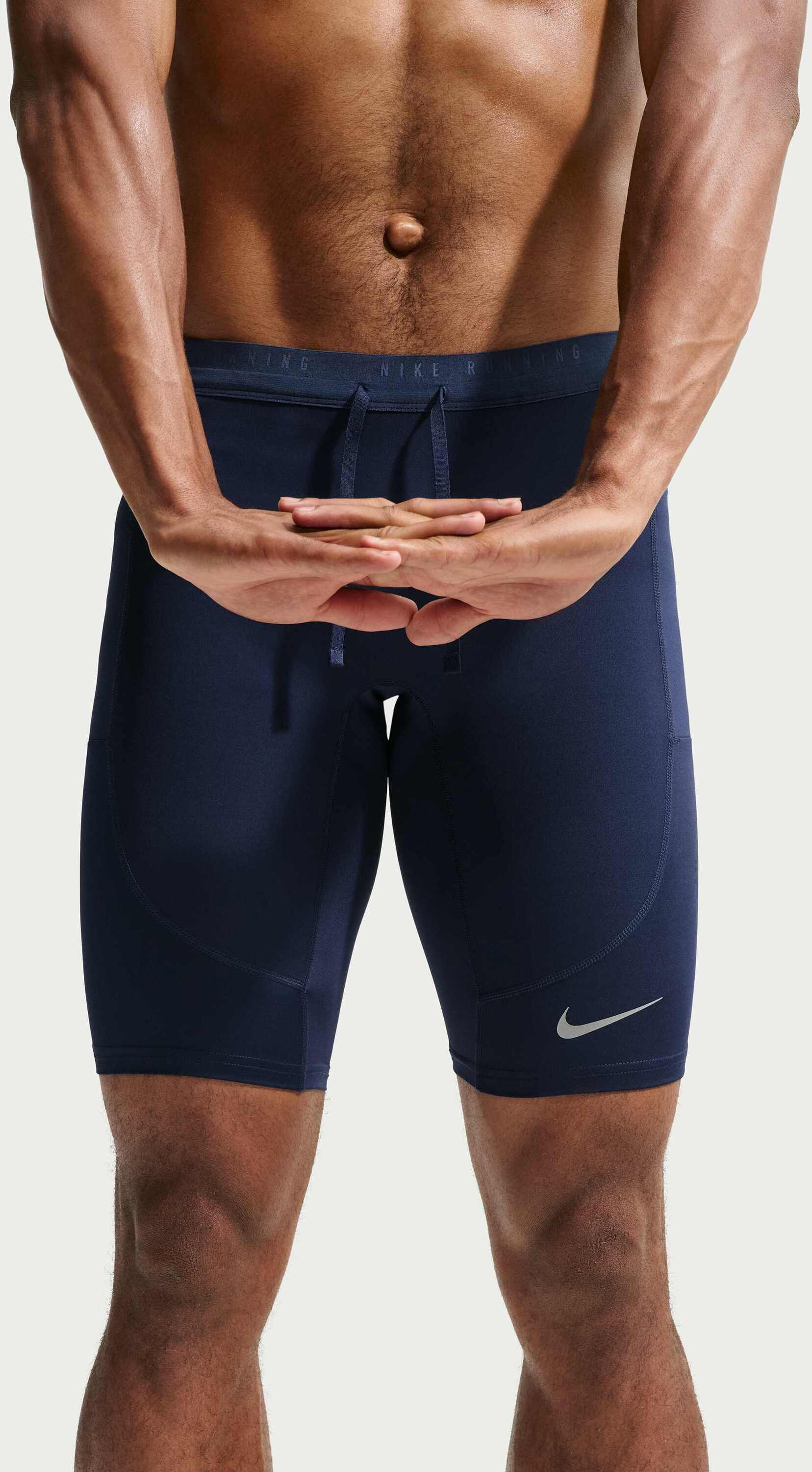 NIKE, Men's Dri-fit 1/2-length Running Tights Stride