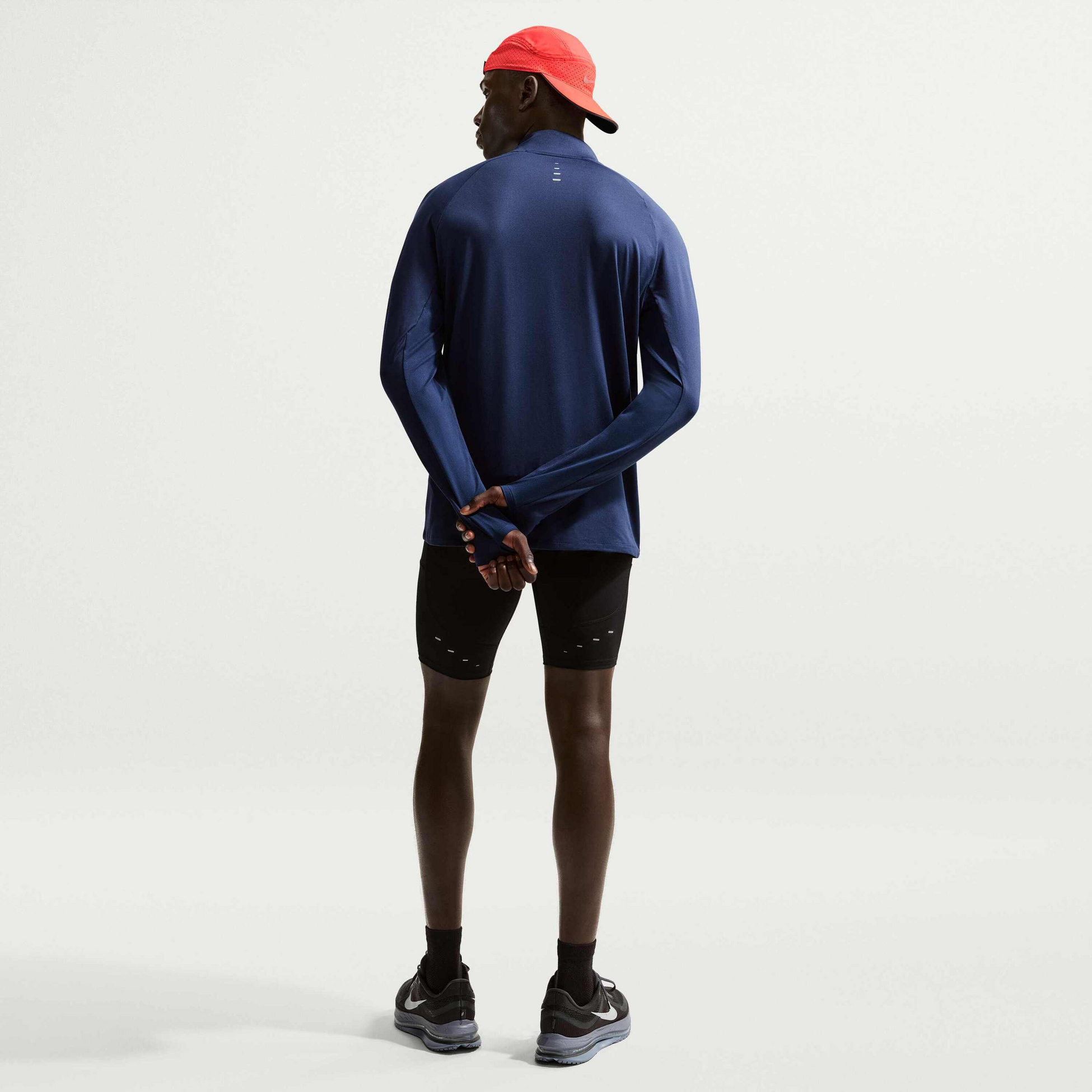 NIKE, Men's Dri-fit 1/2-zip Running Mid Layer Stride