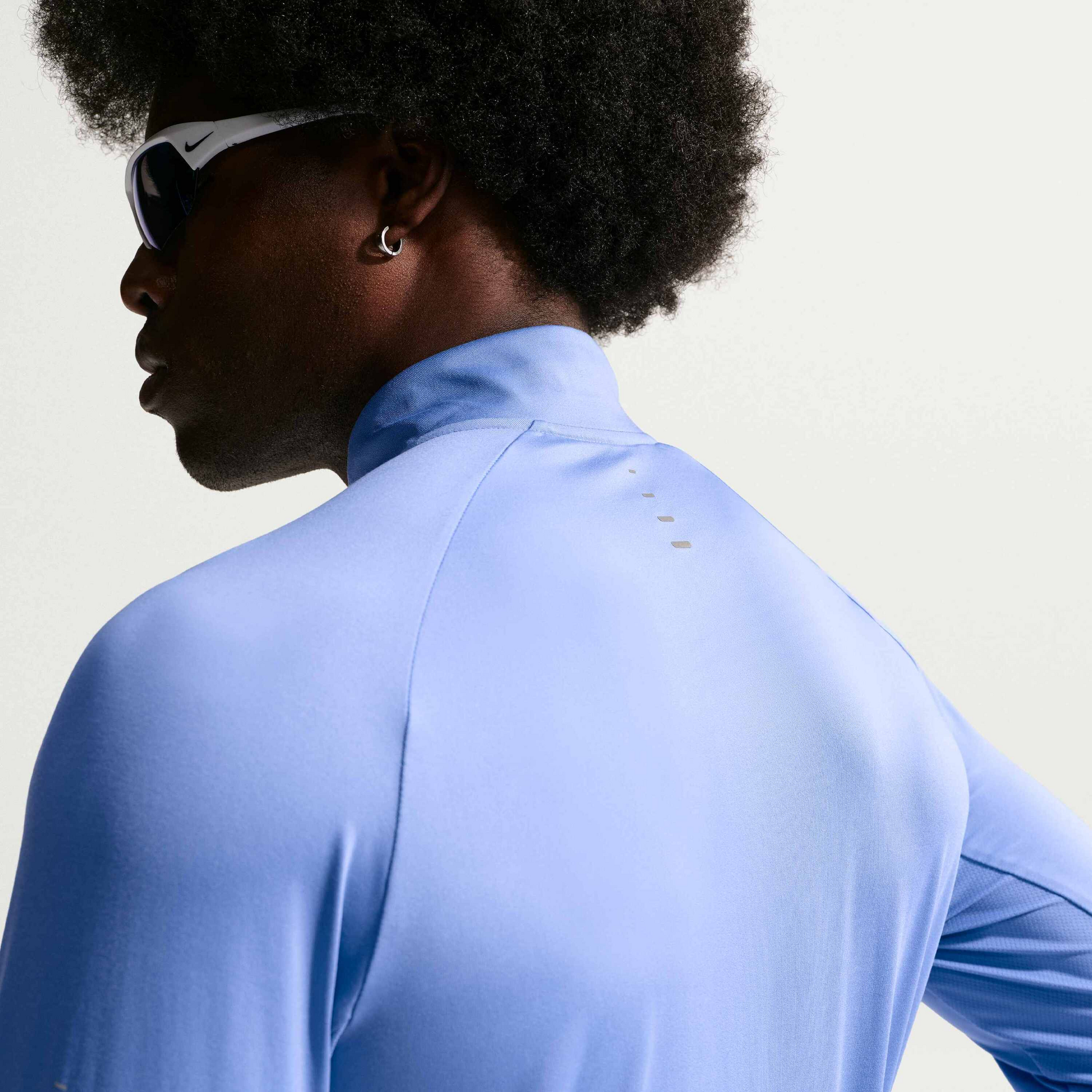 NIKE, Men's Dri-fit 1/2-zip Running Mid Layer Stride