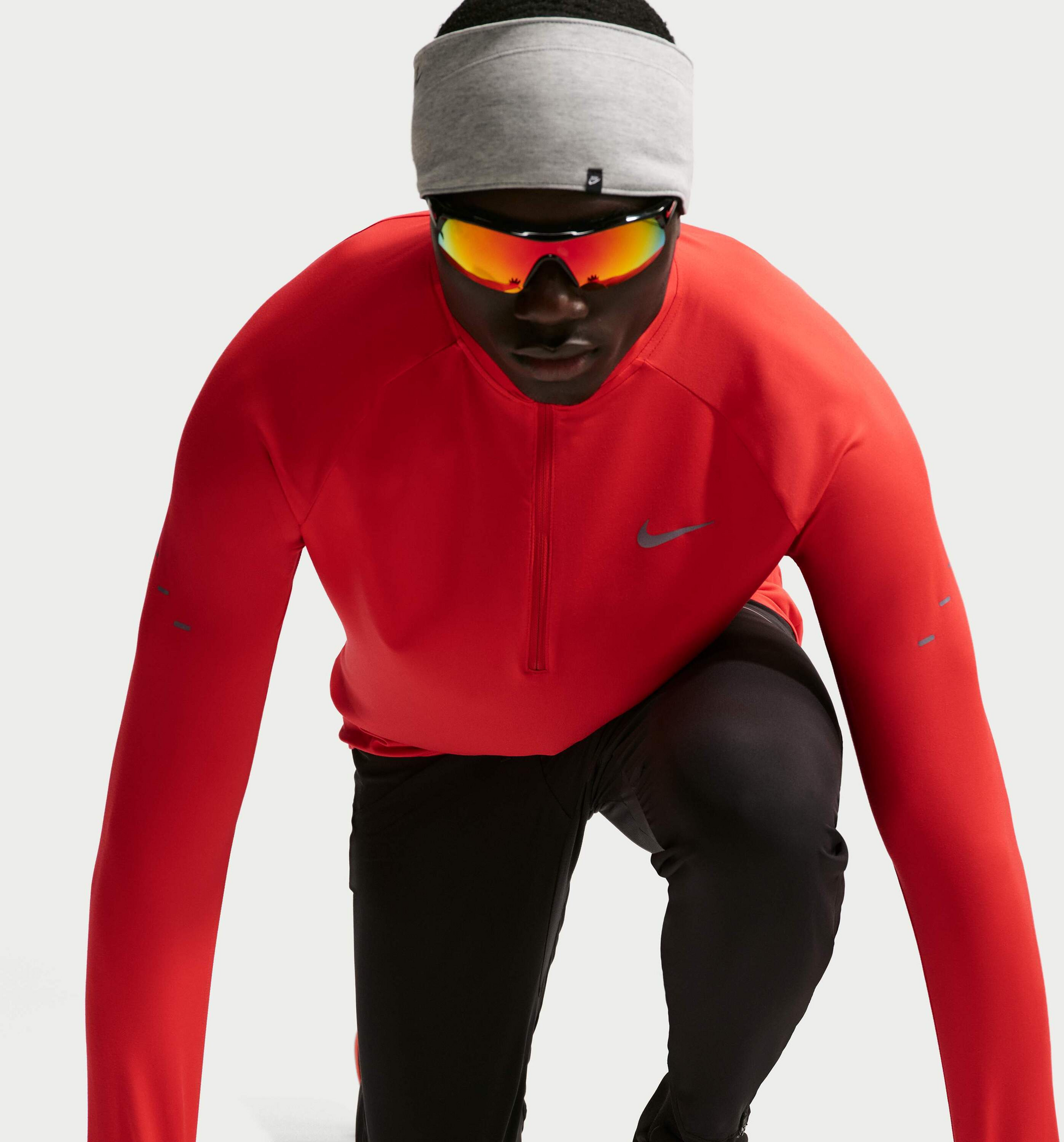 NIKE, Men's Dri-fit 1/2-zip Running Top Stride