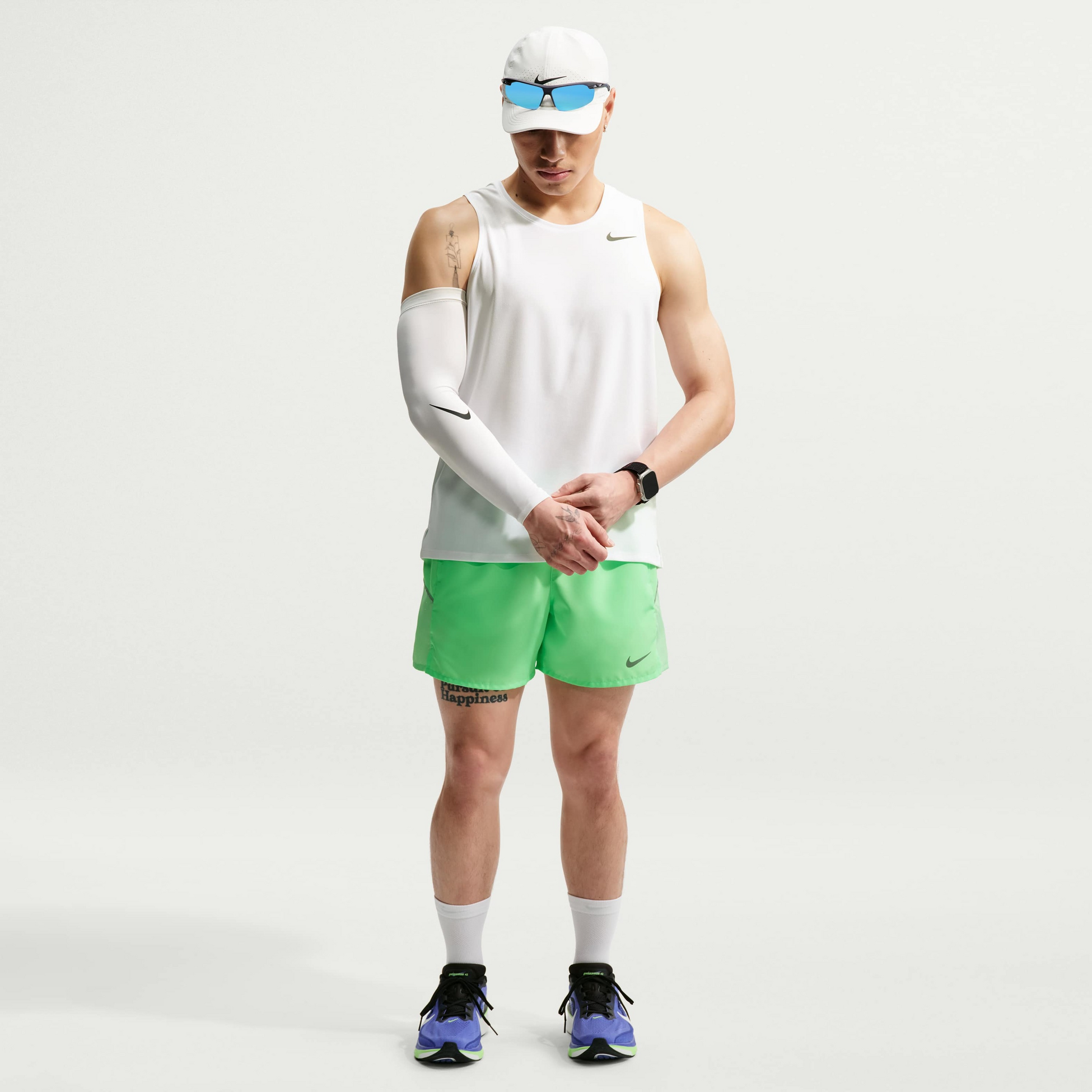 NIKE, Men's Dri-fit 12.5cm (approx.) Brief-lined Running Shorts Miler