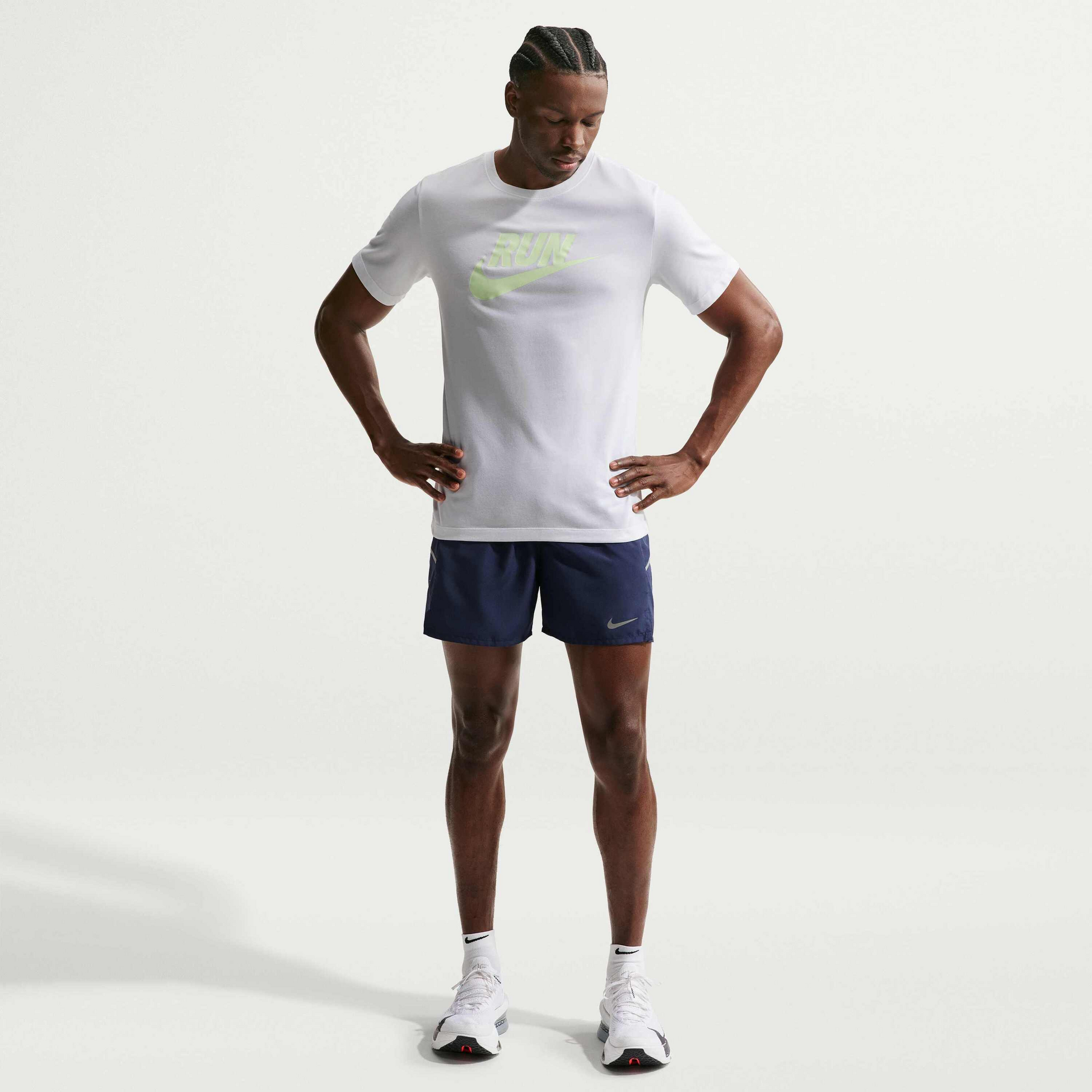 NIKE, Men's Dri-fit 12.5cm (approx.) Brief-lined Running Shorts Miler