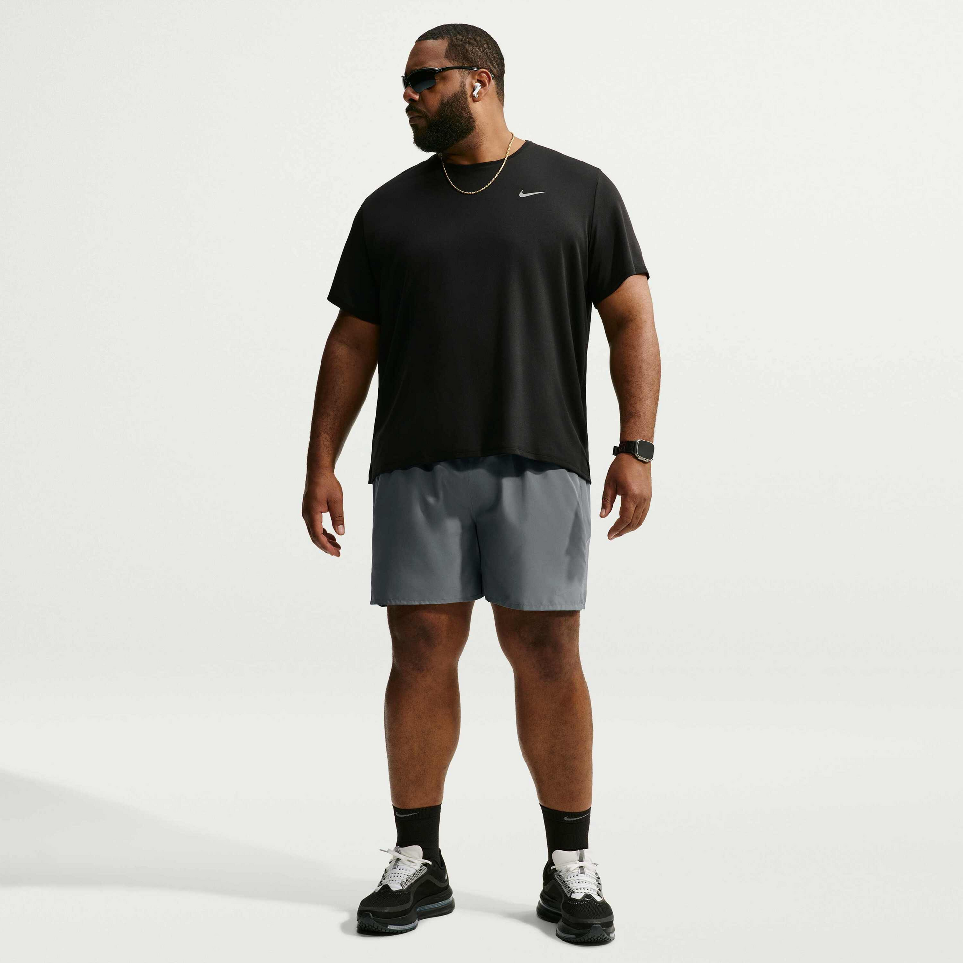 NIKE, Men's Dri-fit 12.5cm (approx.) Brief-lined Running Shorts Miler