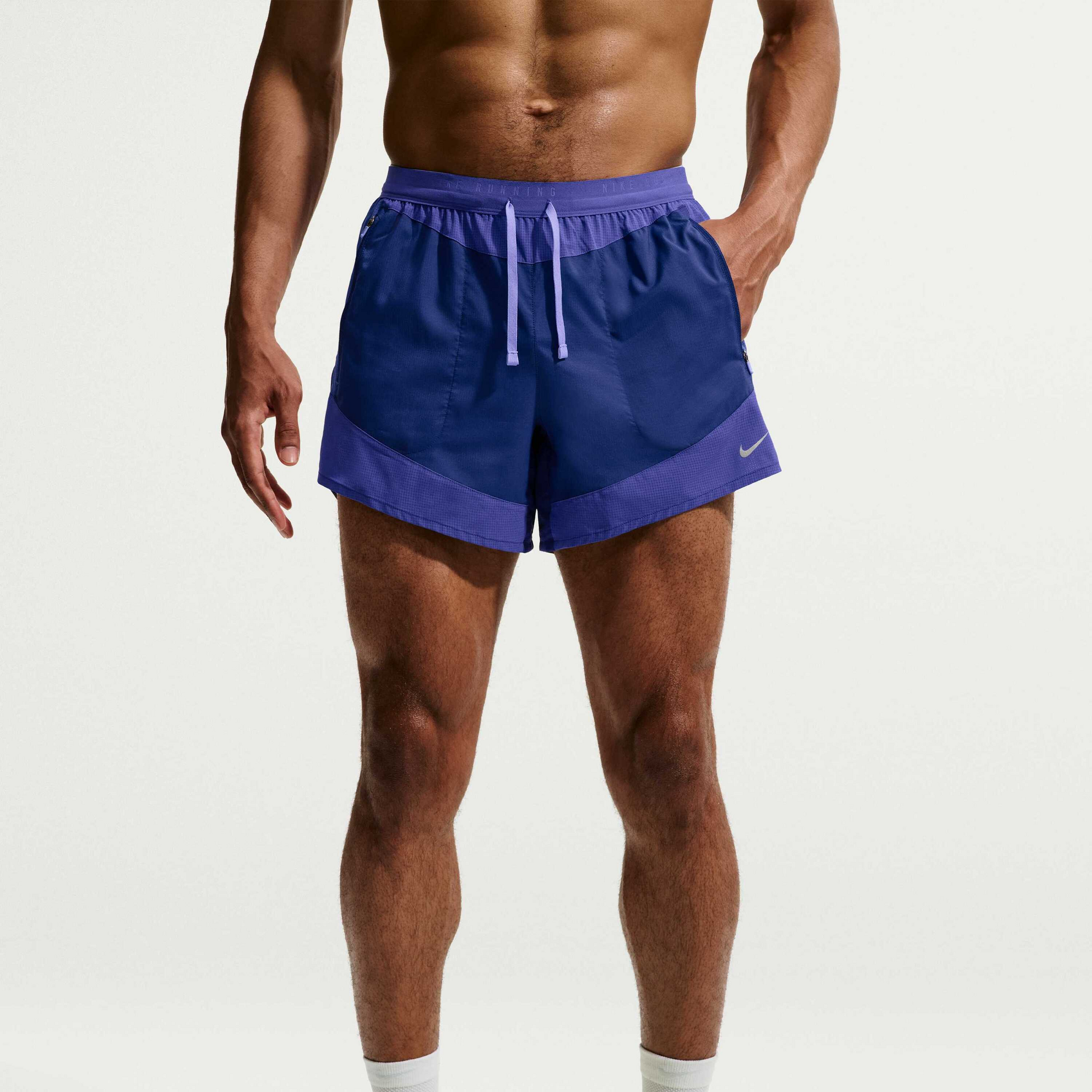 NIKE, Men's Dri-fit 12.5cm (approx.) Brief-lined Running Shorts Stride Plus